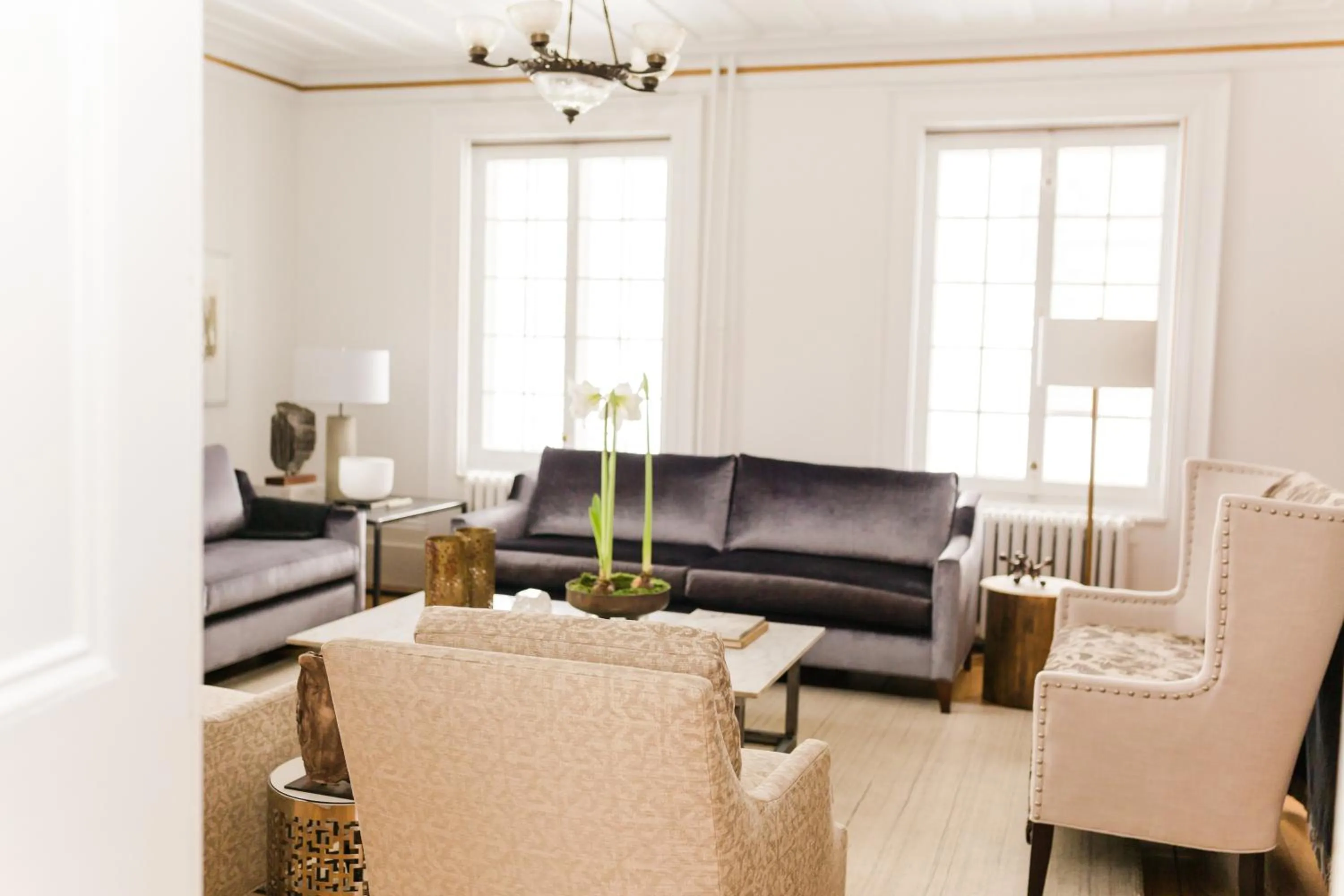 Living room in Le Vieux Presbytère