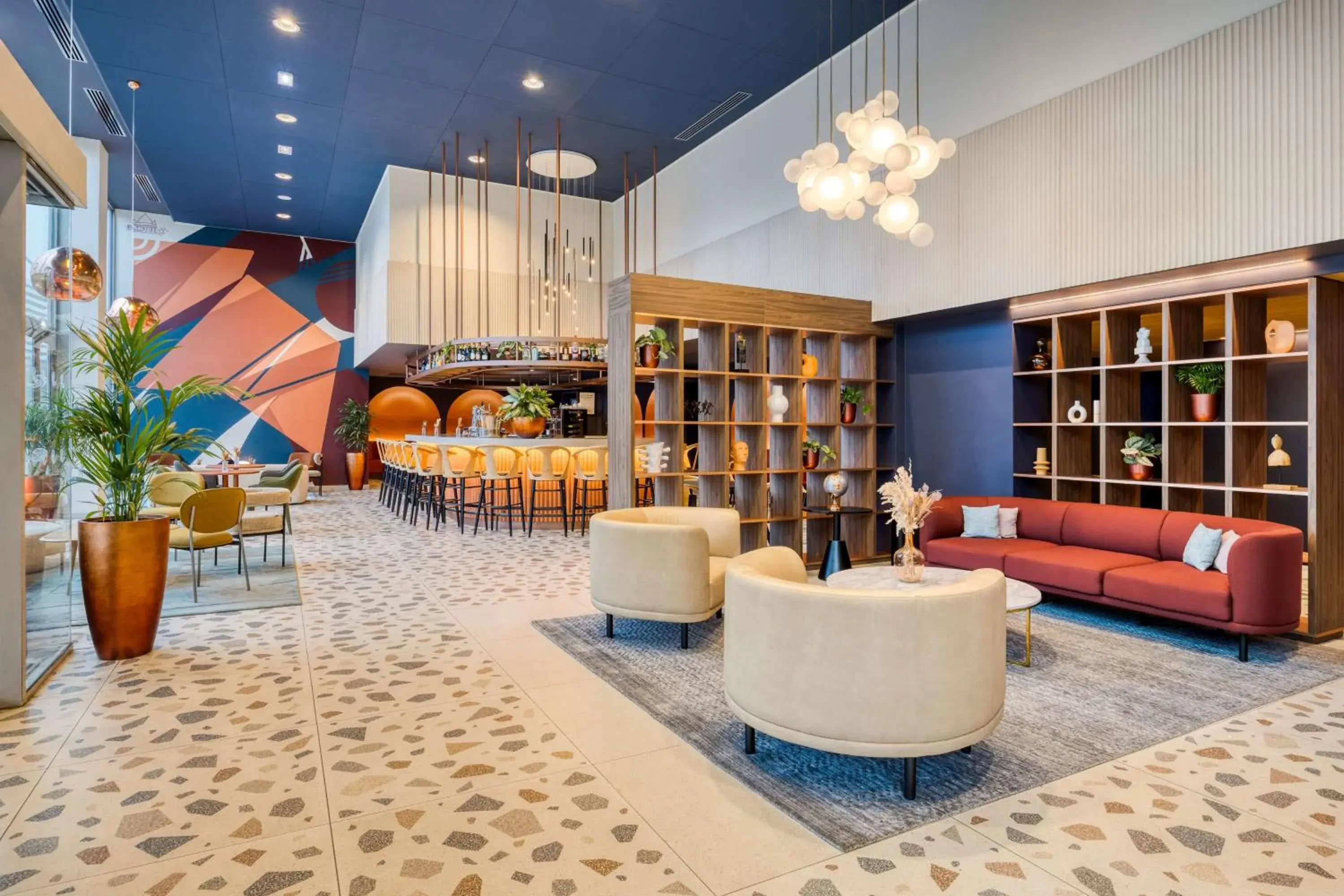 Lobby or reception in Hilton Lille Lobby or reception in Hilton Lille