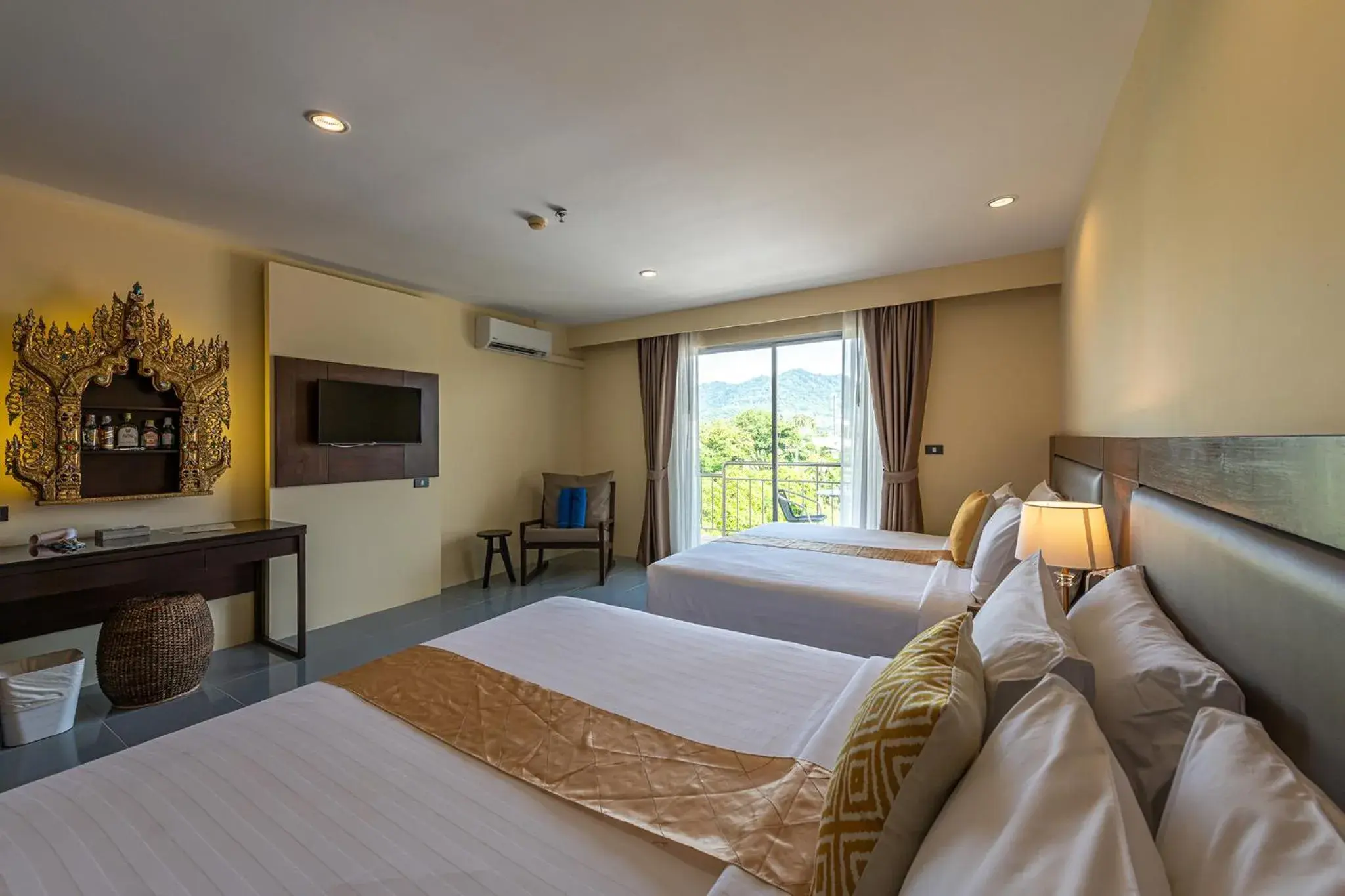 Deluxe Double or Twin Room with Mountain View in Blue Beach Grand Resort And Spa Deluxe Double or Twin Room with Mountain View in Blue Beach Grand Resort And Spa