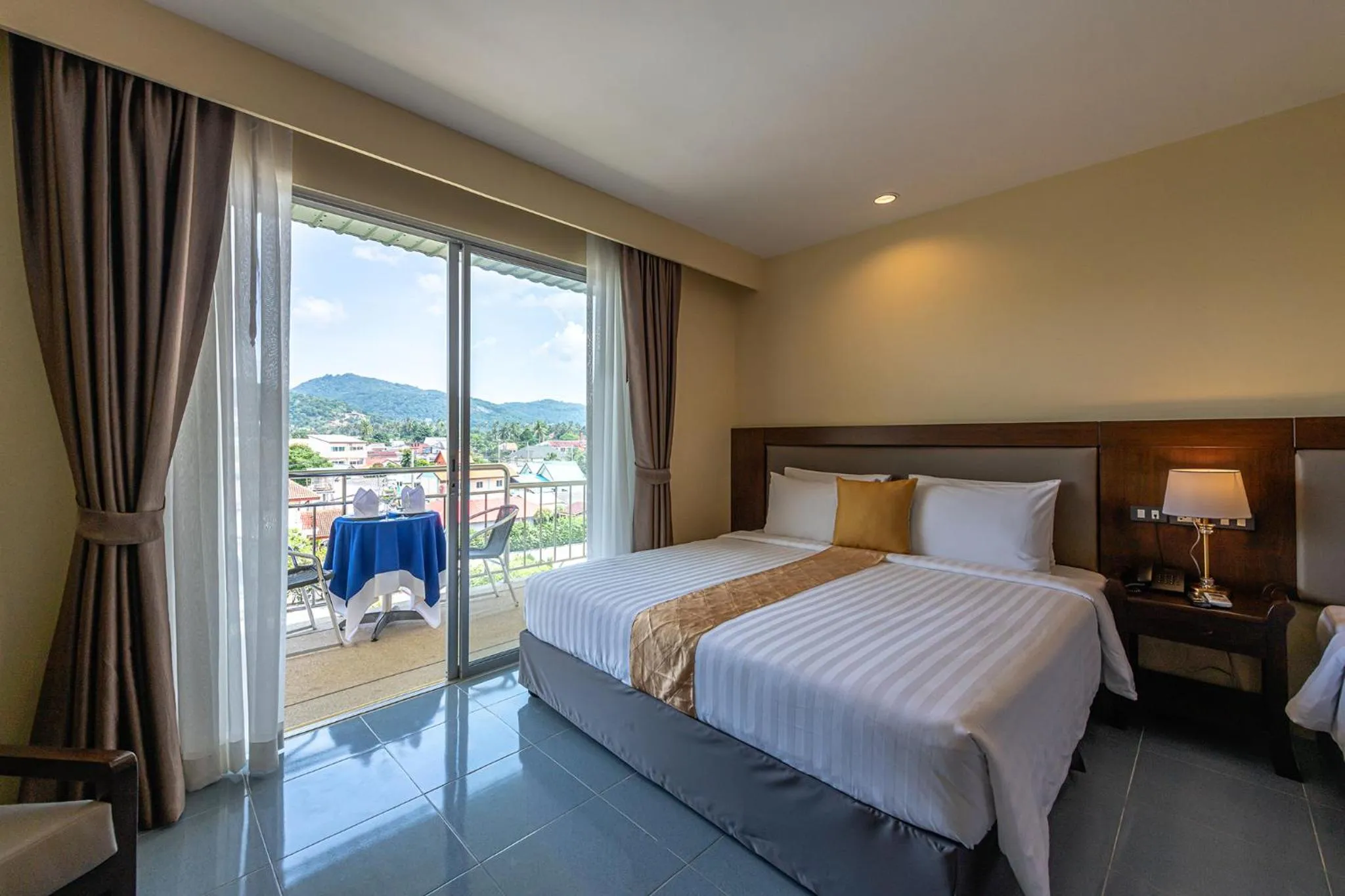 Family Room with Mountain View in Blue Beach Grand Resort And Spa