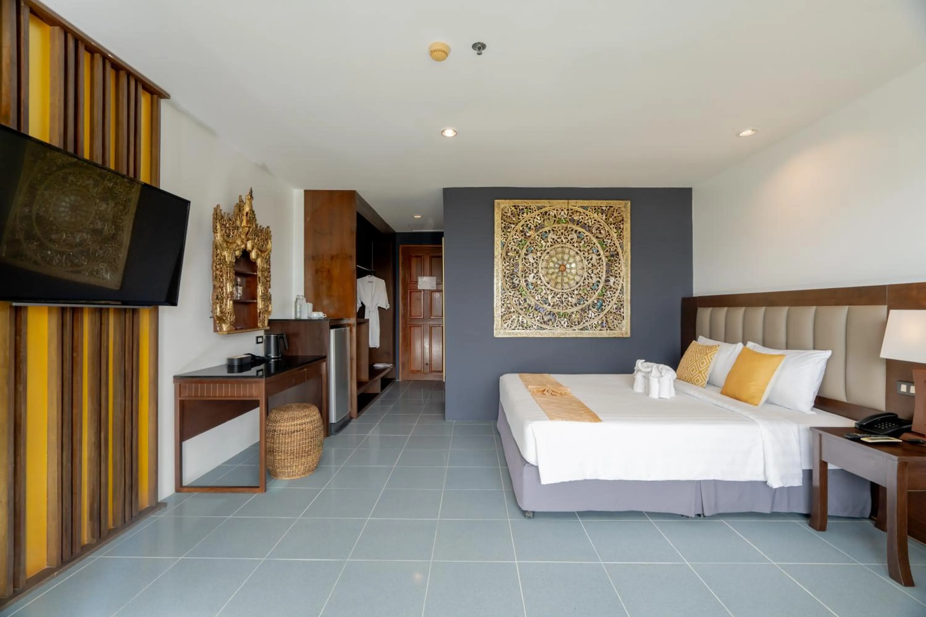 Bedroom, Bed in Blue Beach Grand Resort And Spa