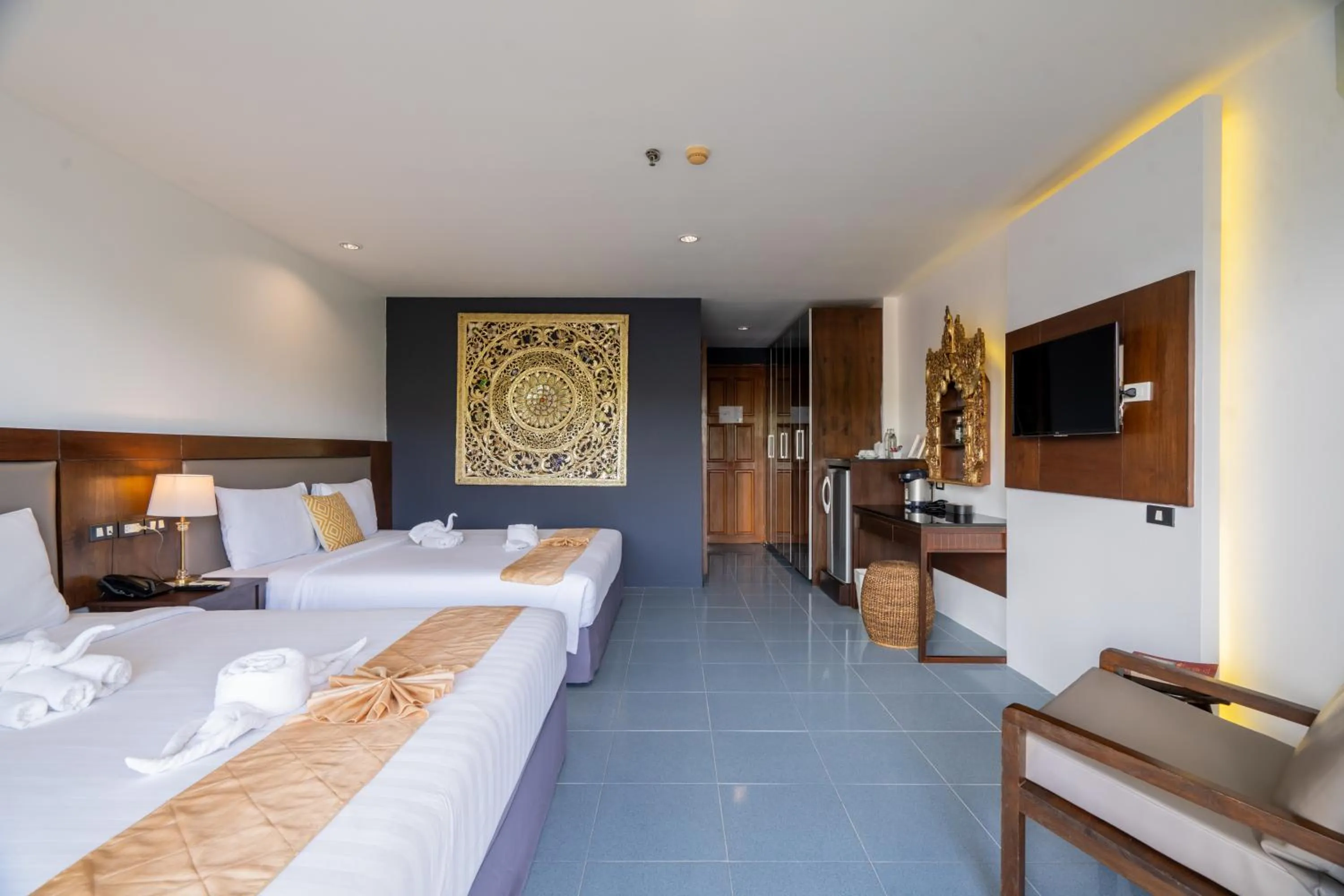 Bedroom, Bed in Blue Beach Grand Resort And Spa