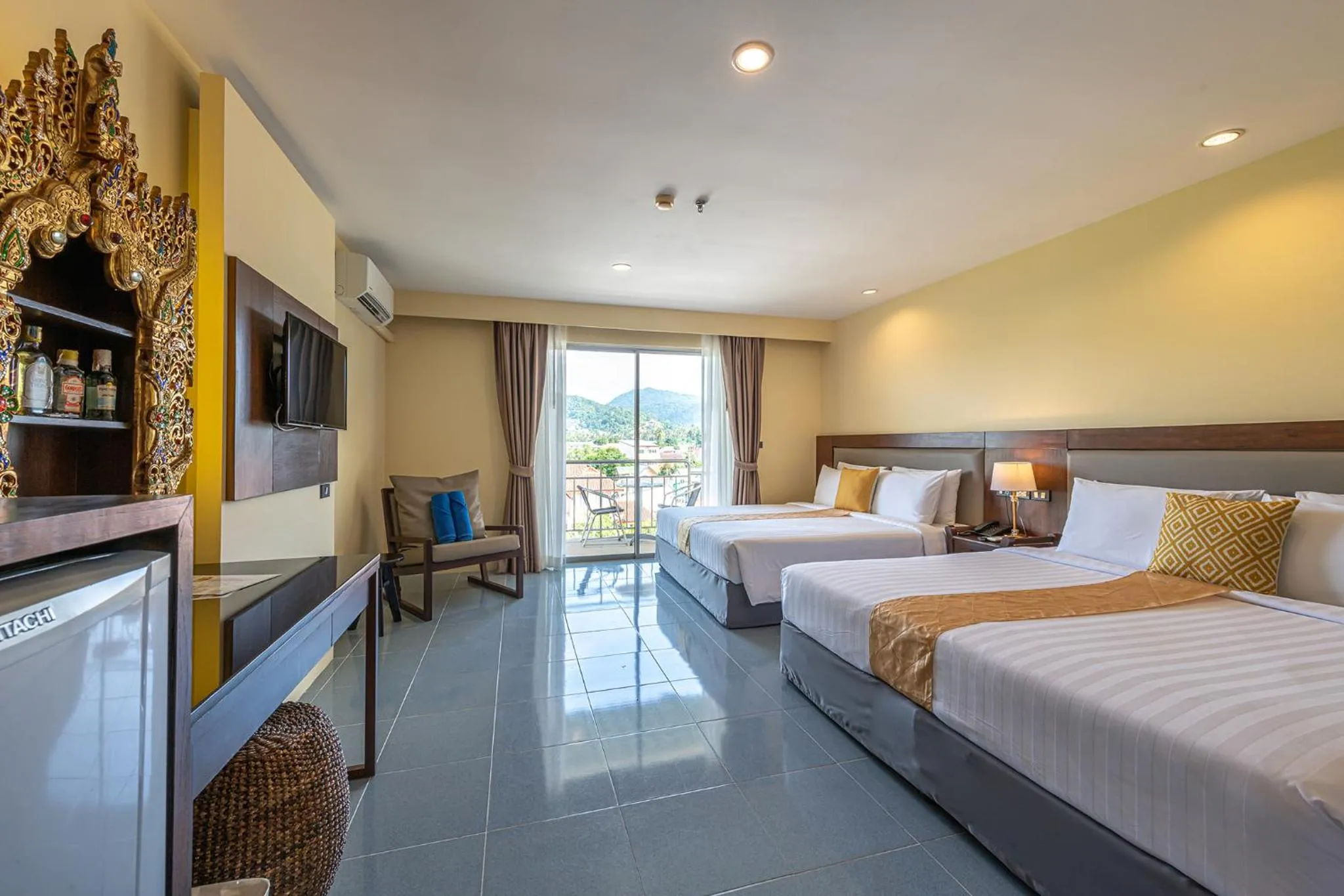 Deluxe Double or Twin Room with Mountain View in Blue Beach Grand Resort And Spa