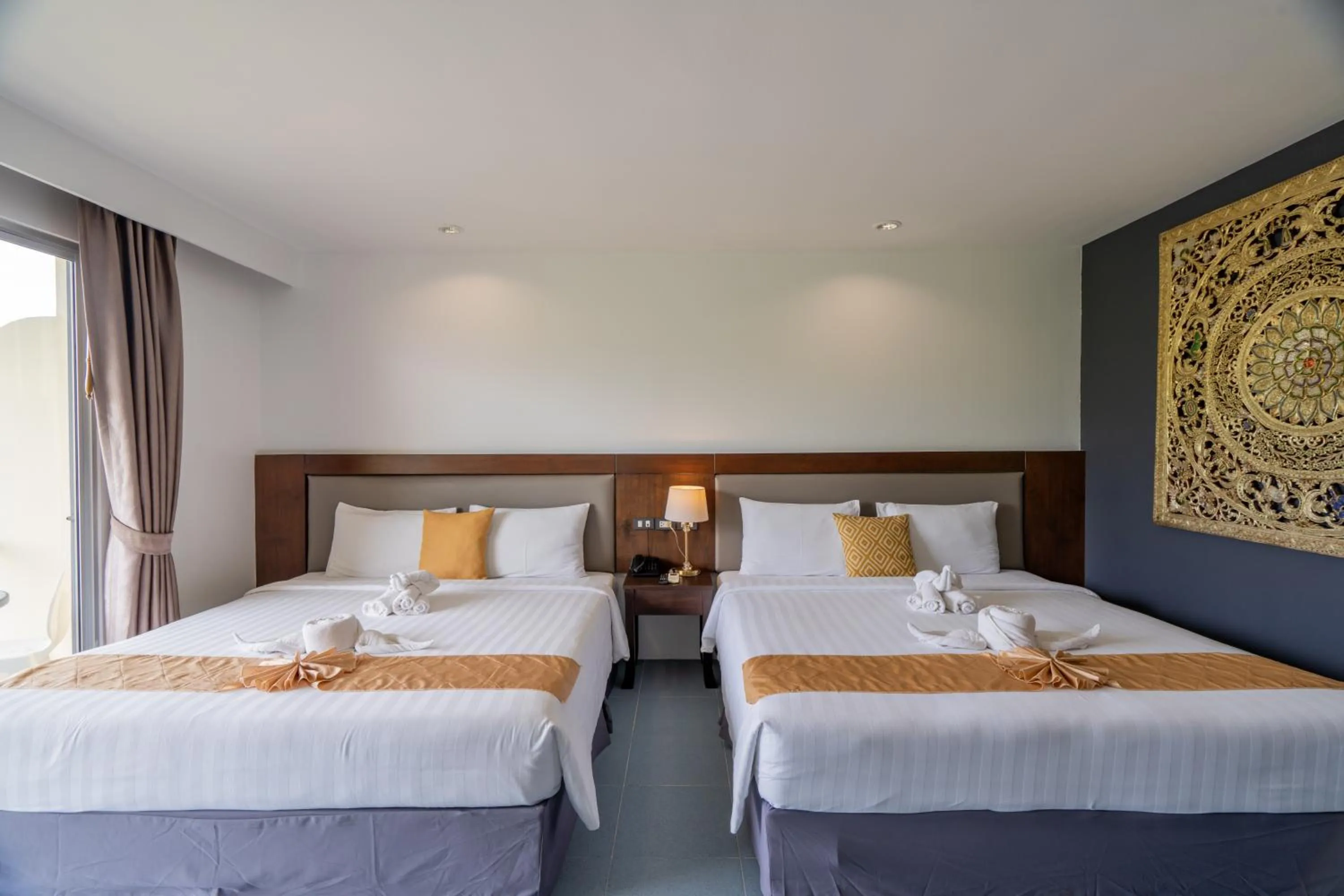 Bedroom, Bed in Blue Beach Grand Resort And Spa