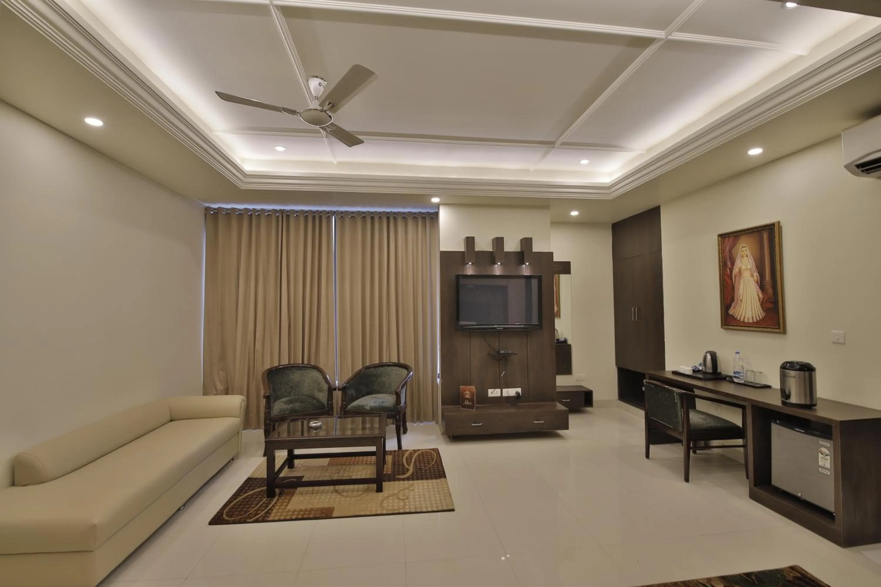 Seating area in Hotel Grand Safari