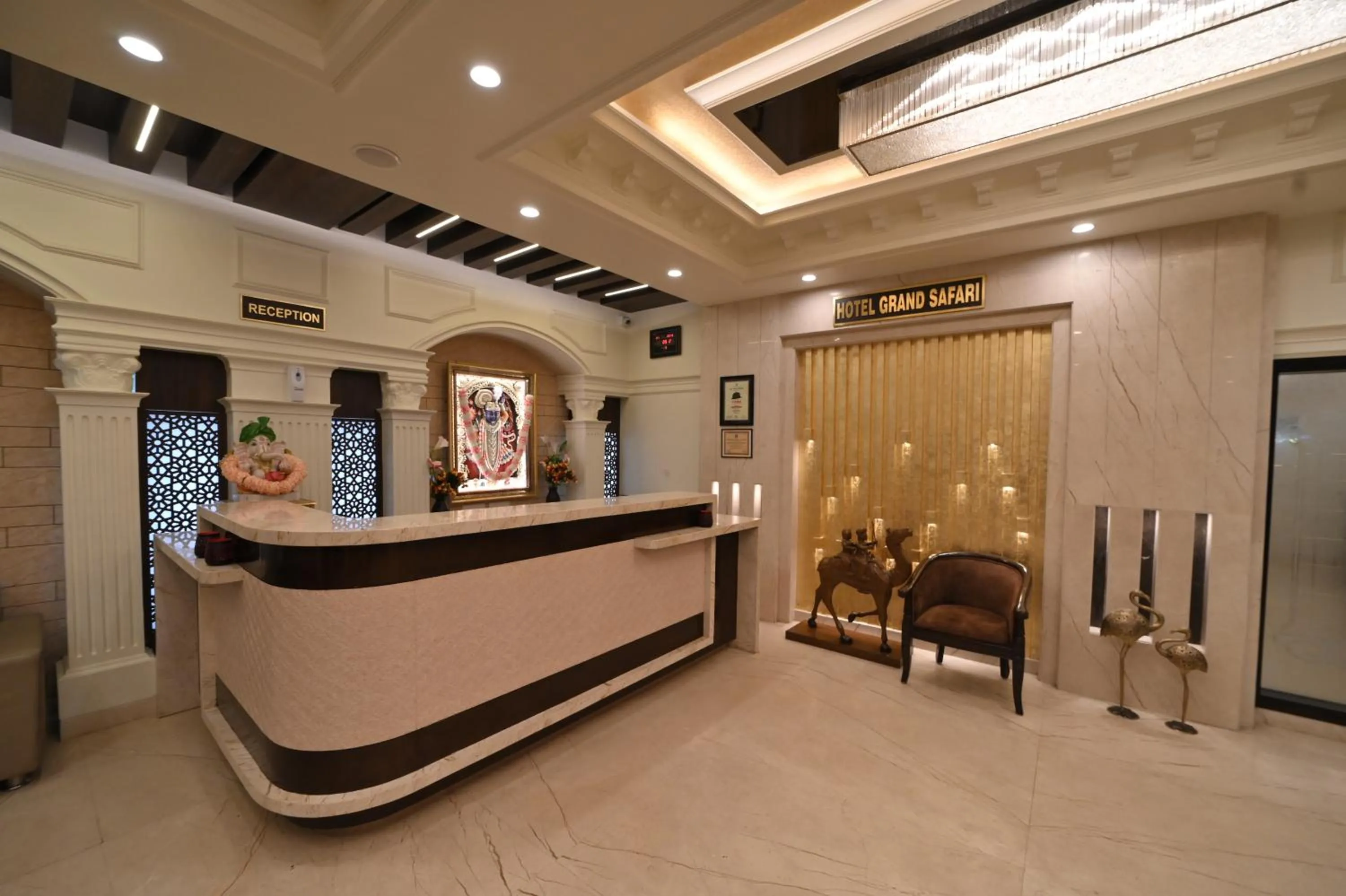 Lobby or reception in Hotel Grand Safari