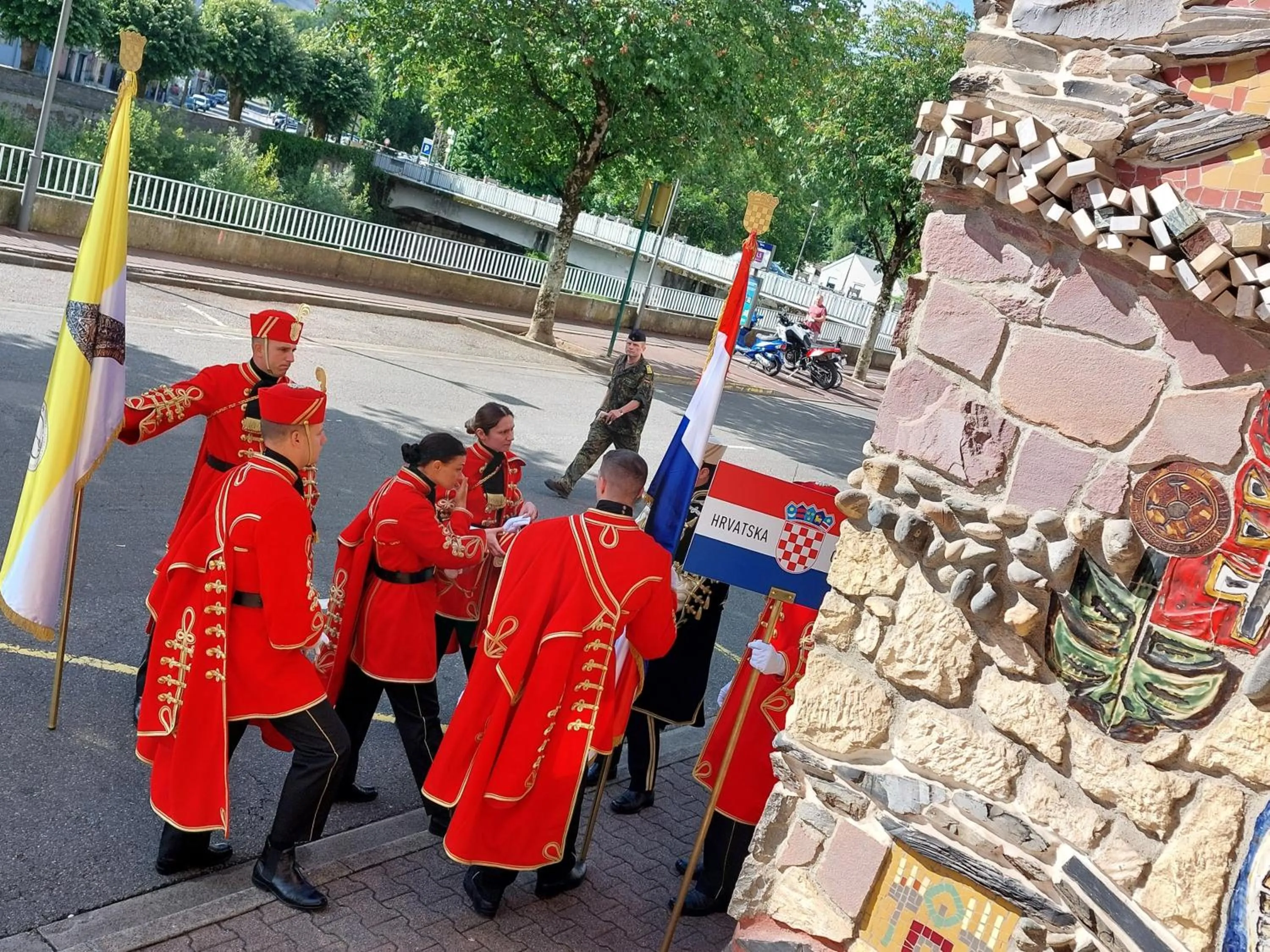 group of guests in Hôtel Christina Lourdes