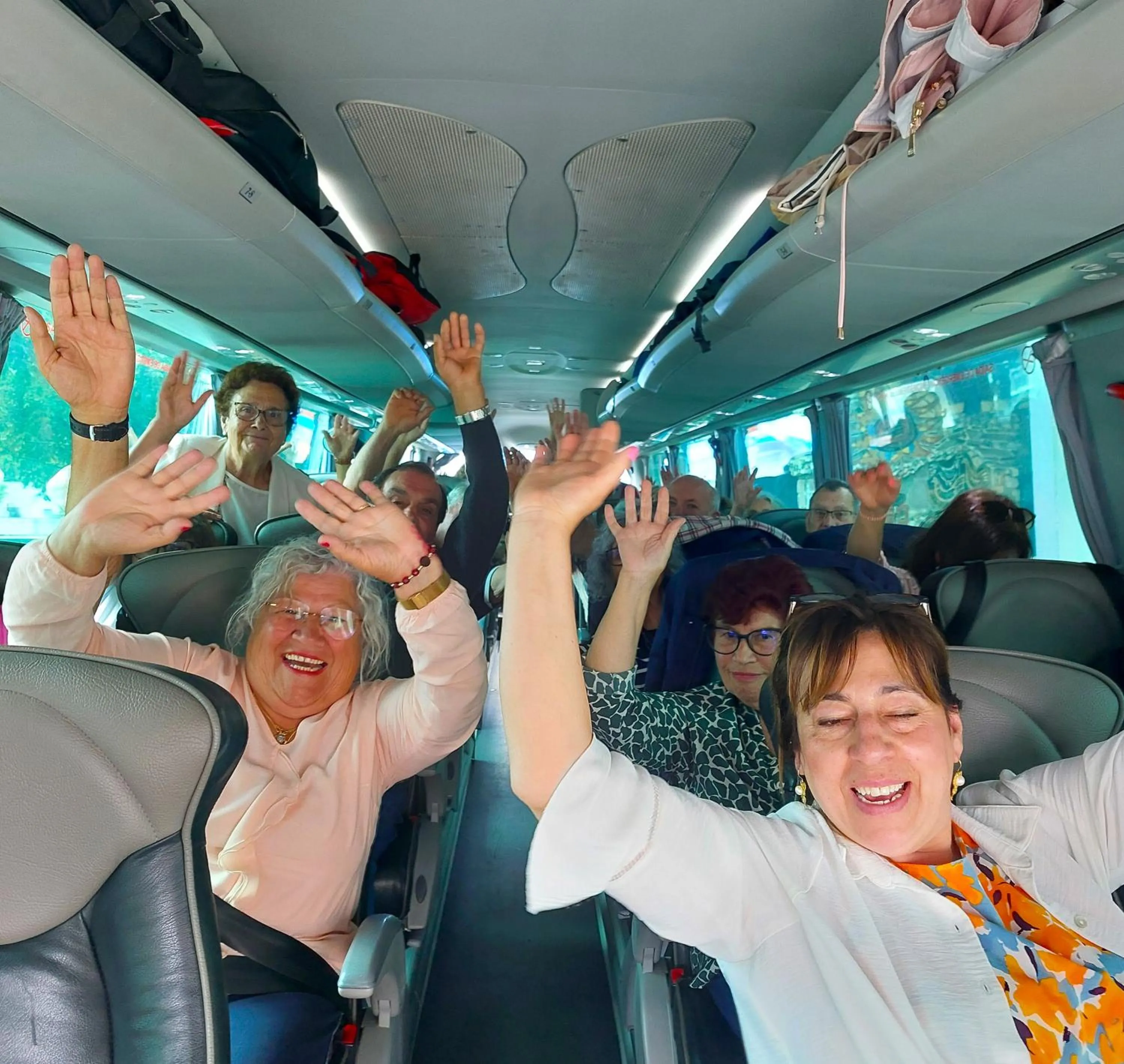 group of guests in Hôtel Christina Lourdes