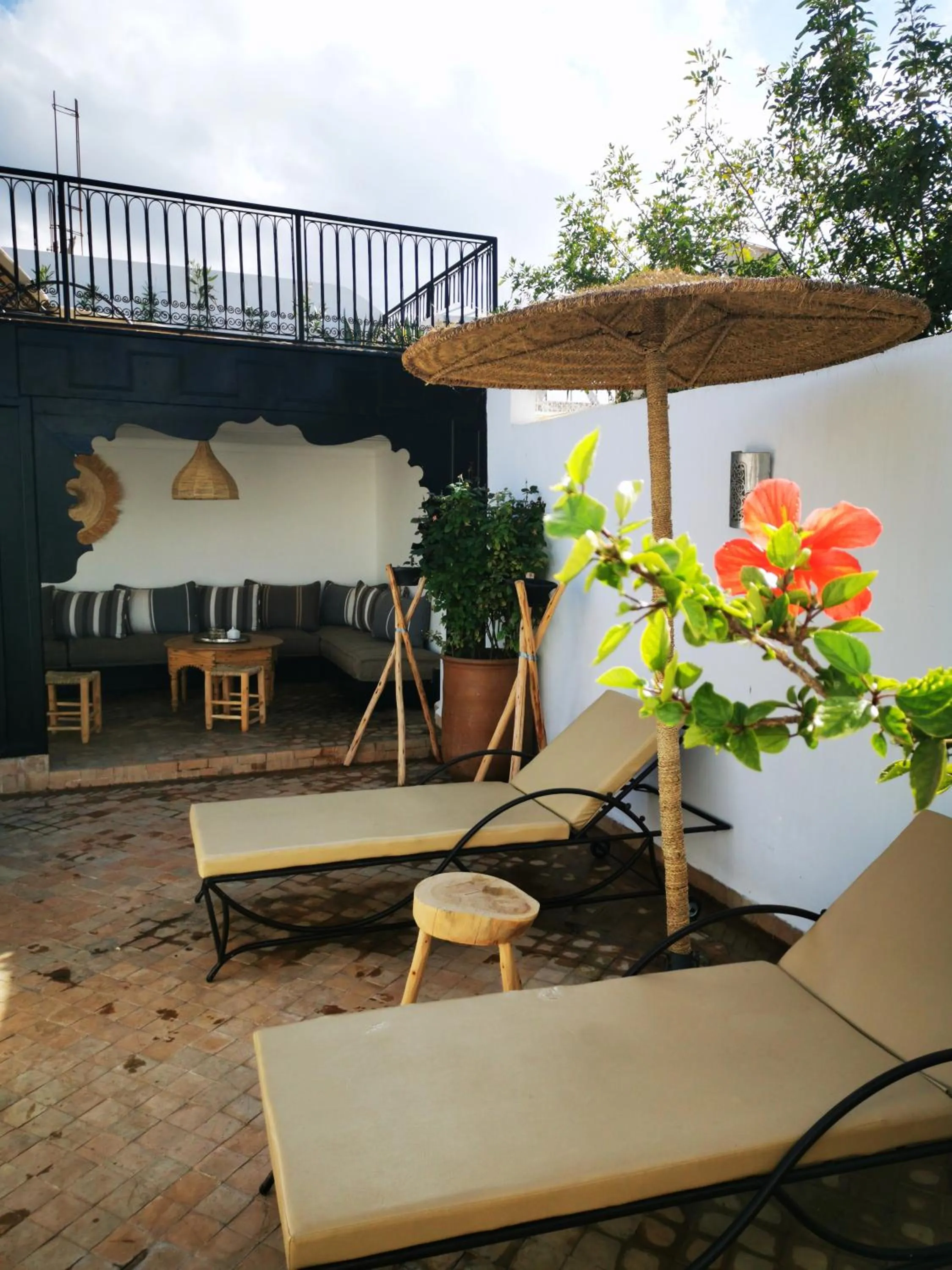 Patio in Riad Bab aylen - Piscine Roof Top chauffée