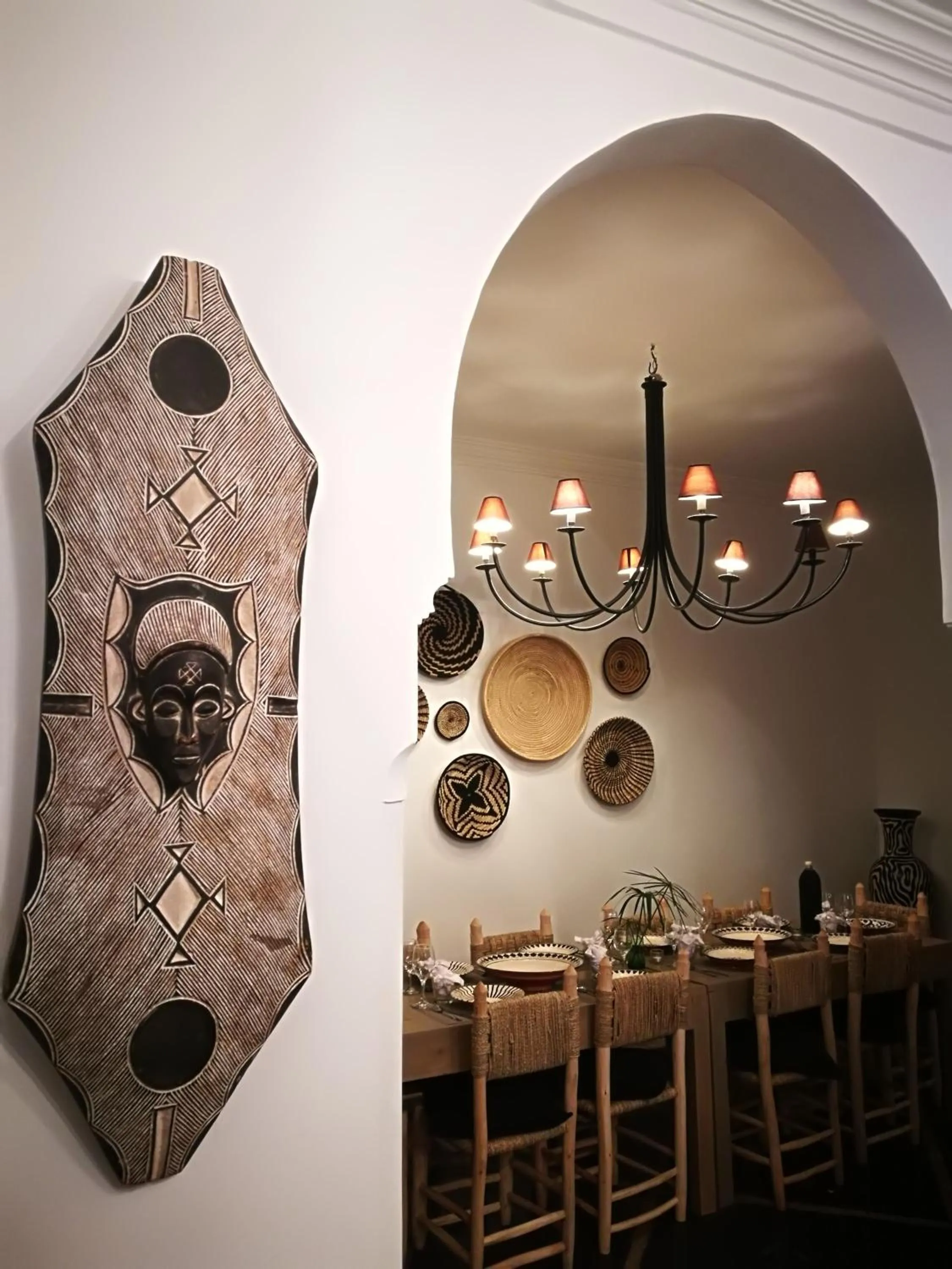 Decorative detail in Riad Bab aylen - Piscine Roof Top chauffée