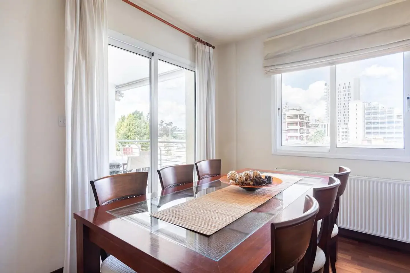 Dining area in Warm Residence in the heart of the City Center - Balcony & view