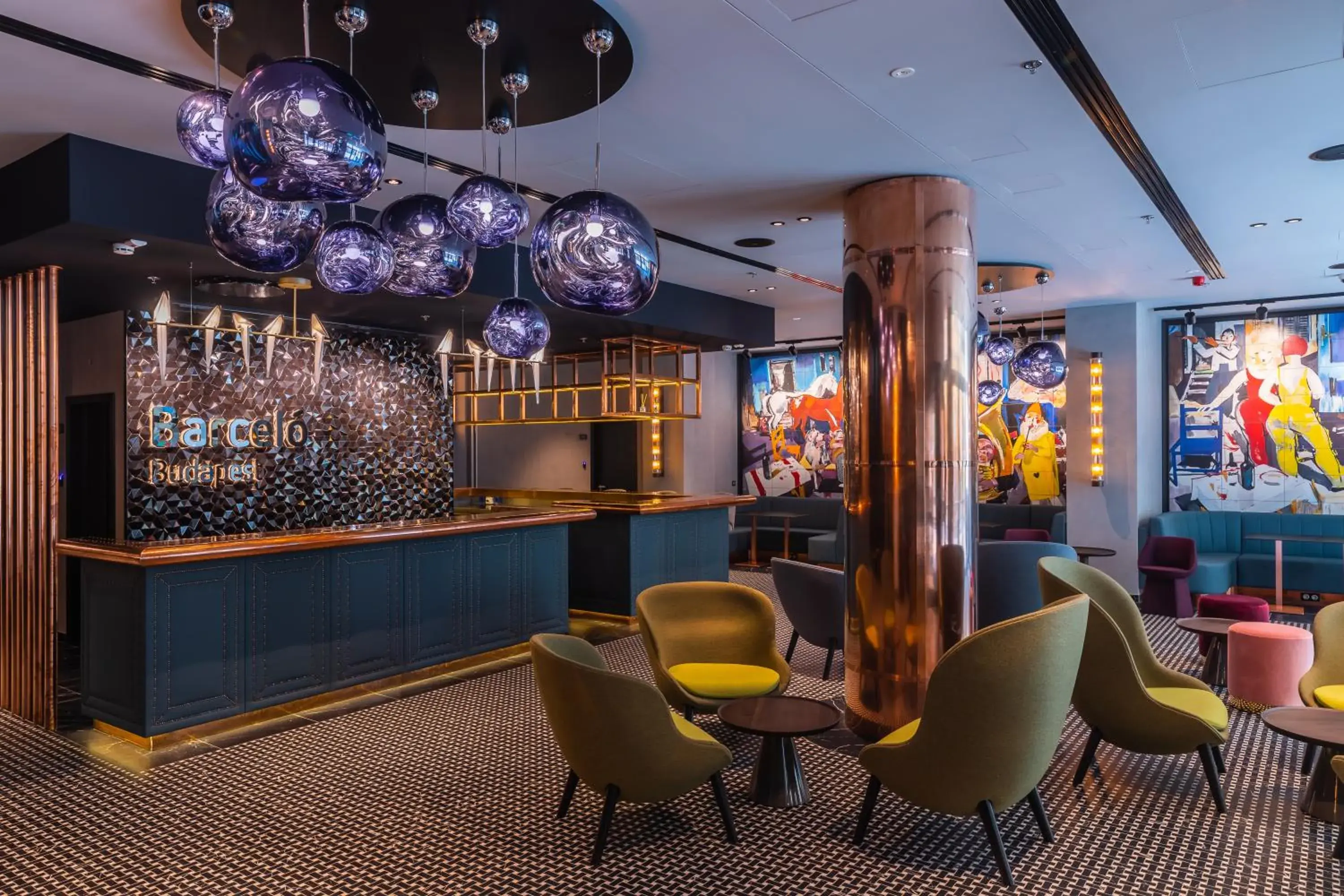 Lounge or bar in Barceló Budapest Lounge or bar in Barceló Budapest