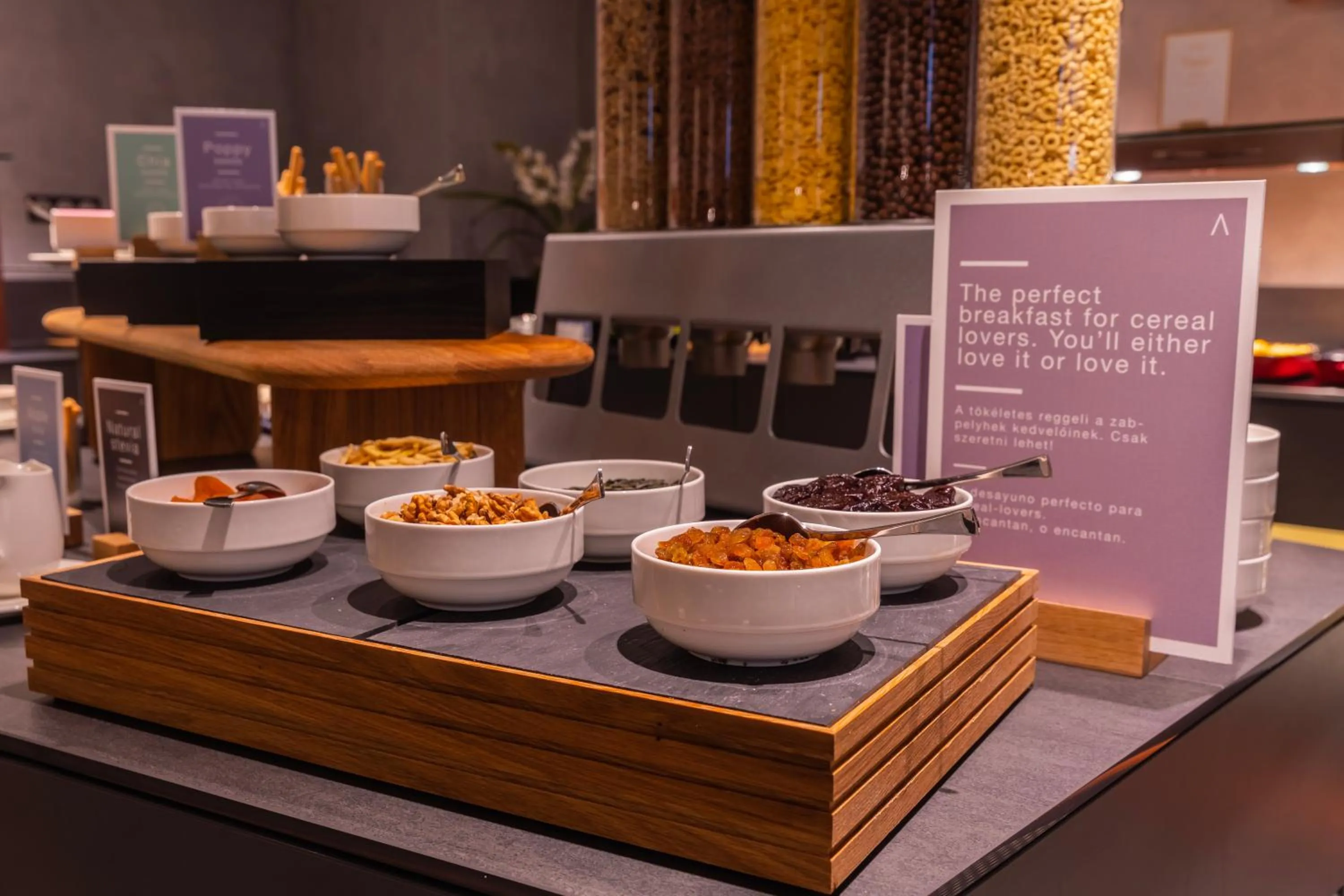 Buffet breakfast in Barceló Budapest