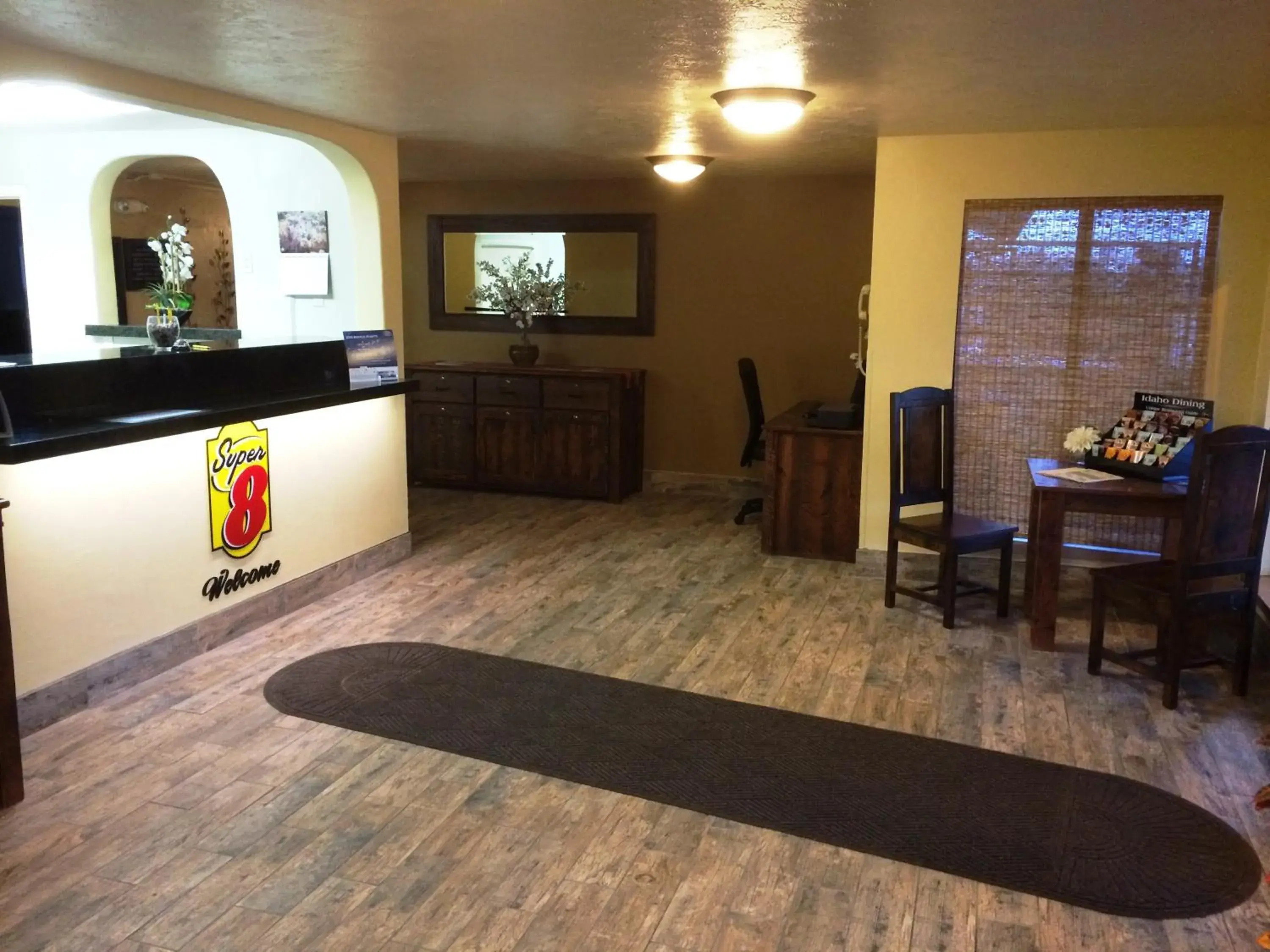 Property logo or sign in Super 8 by Wyndham Idaho Falls Property logo or sign in Super 8 by Wyndham Idaho Falls