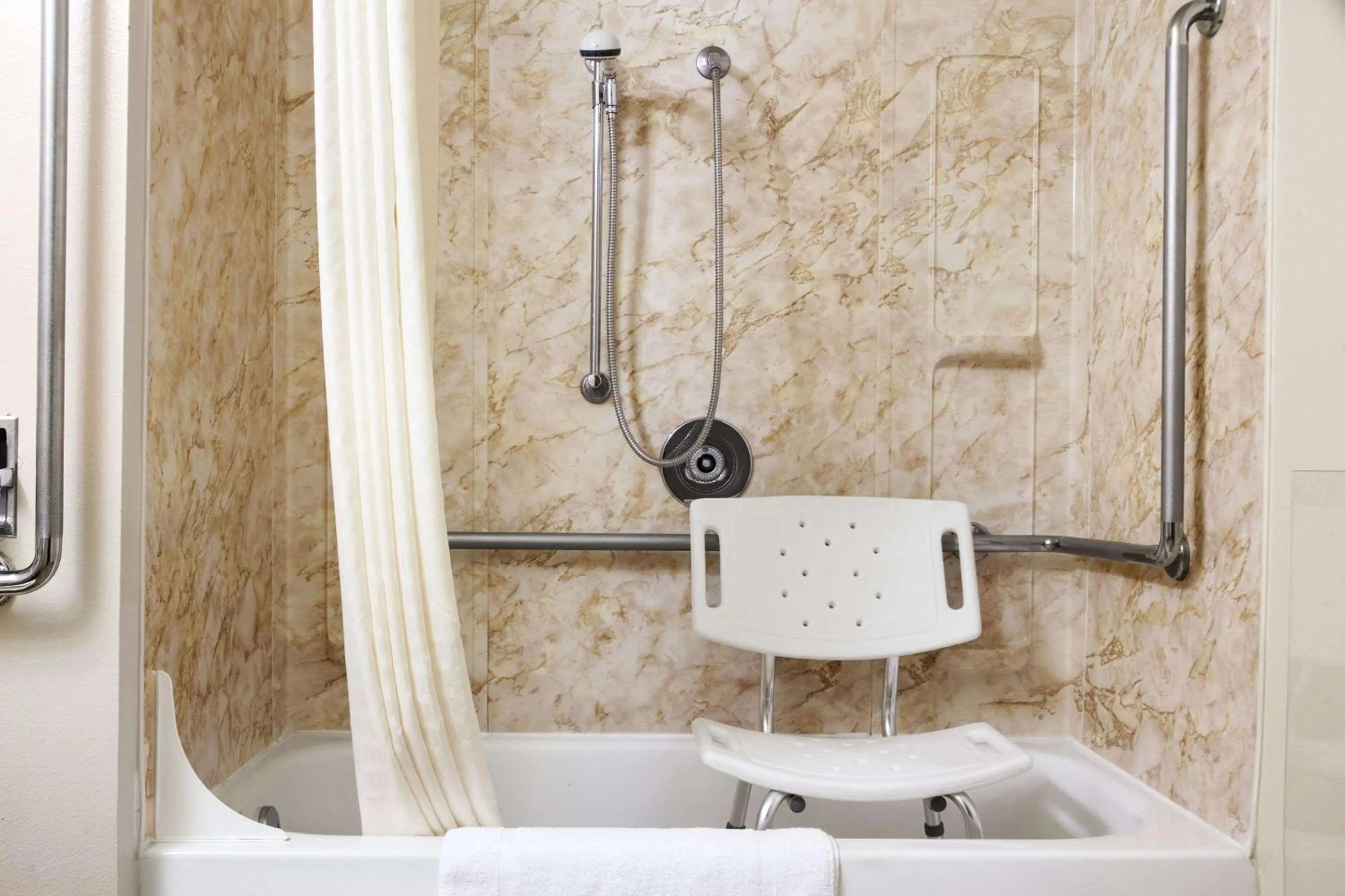 Bathroom in Super 8 by Wyndham Idaho Falls