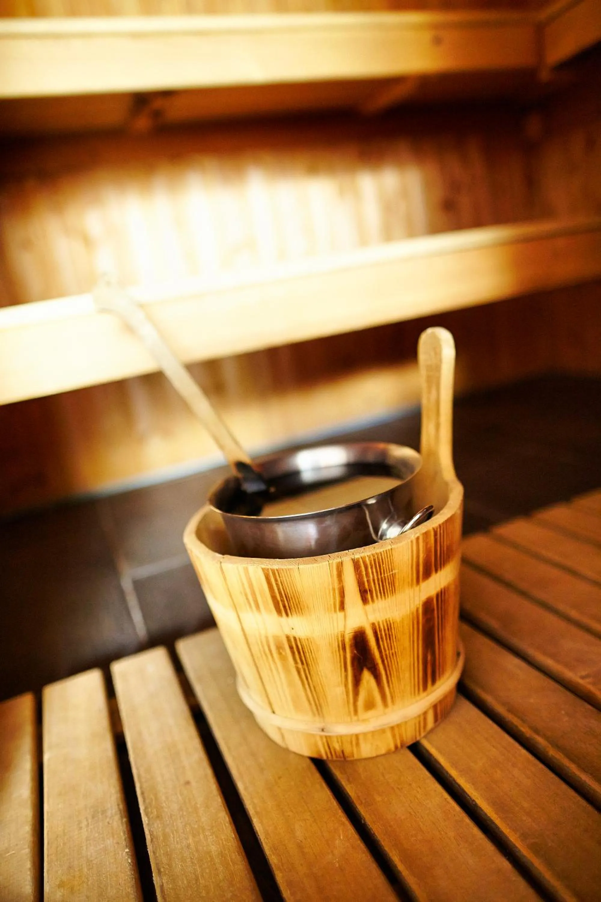 Sauna in Hôtel du Golf Saint-Laurent