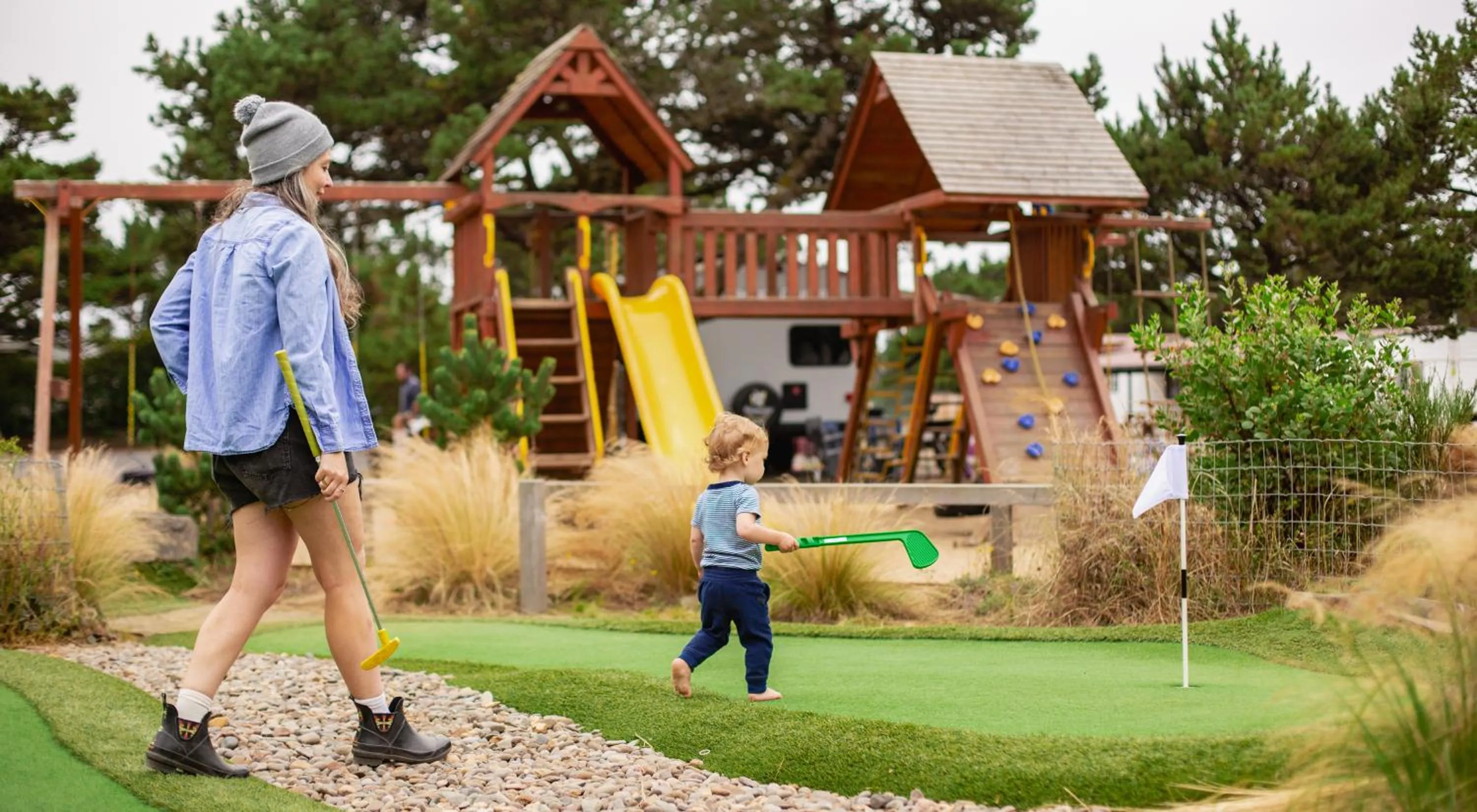 Children play ground in Inn at Cape Kiwanda