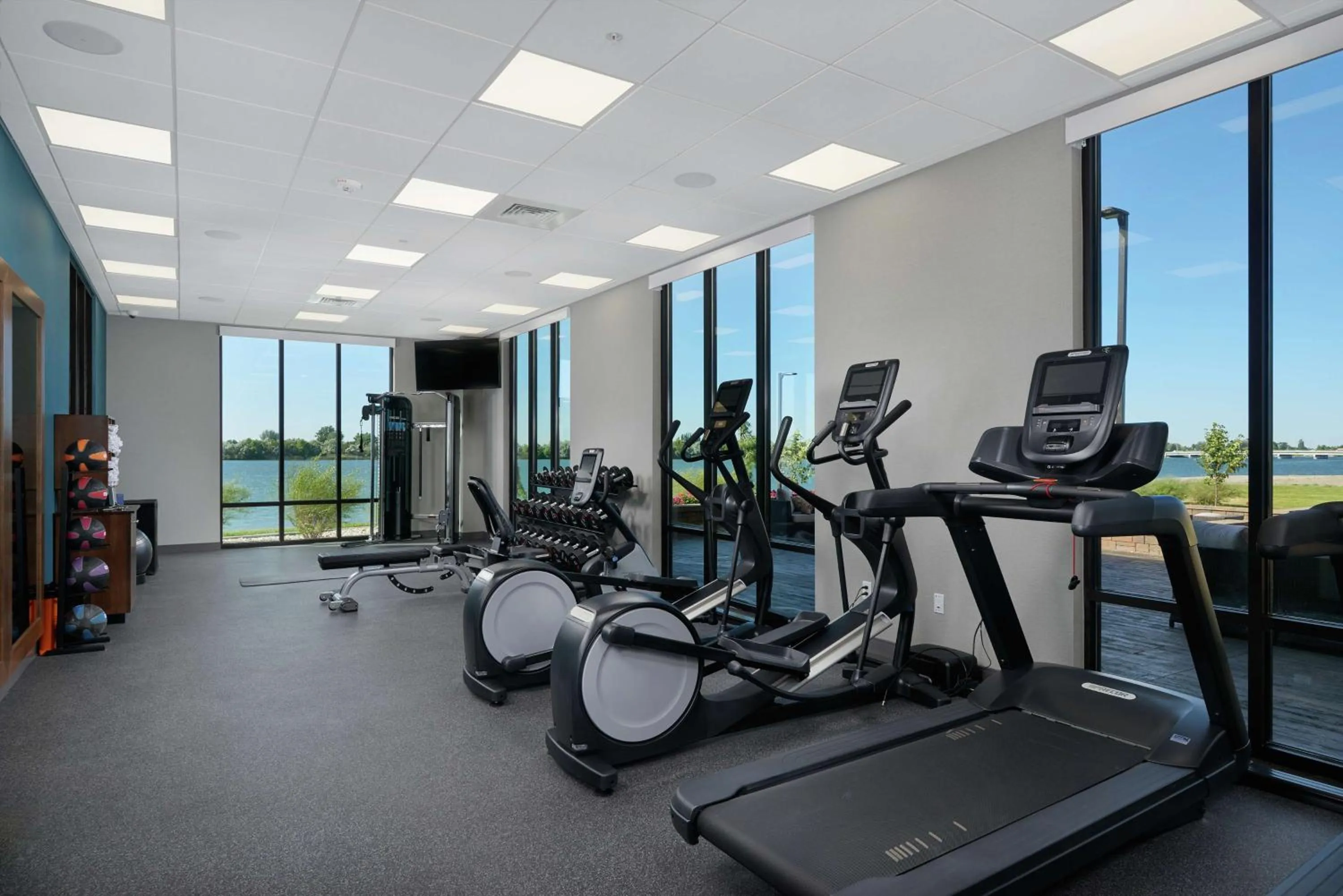 Fitness centre/facilities in Hampton Inn Burley