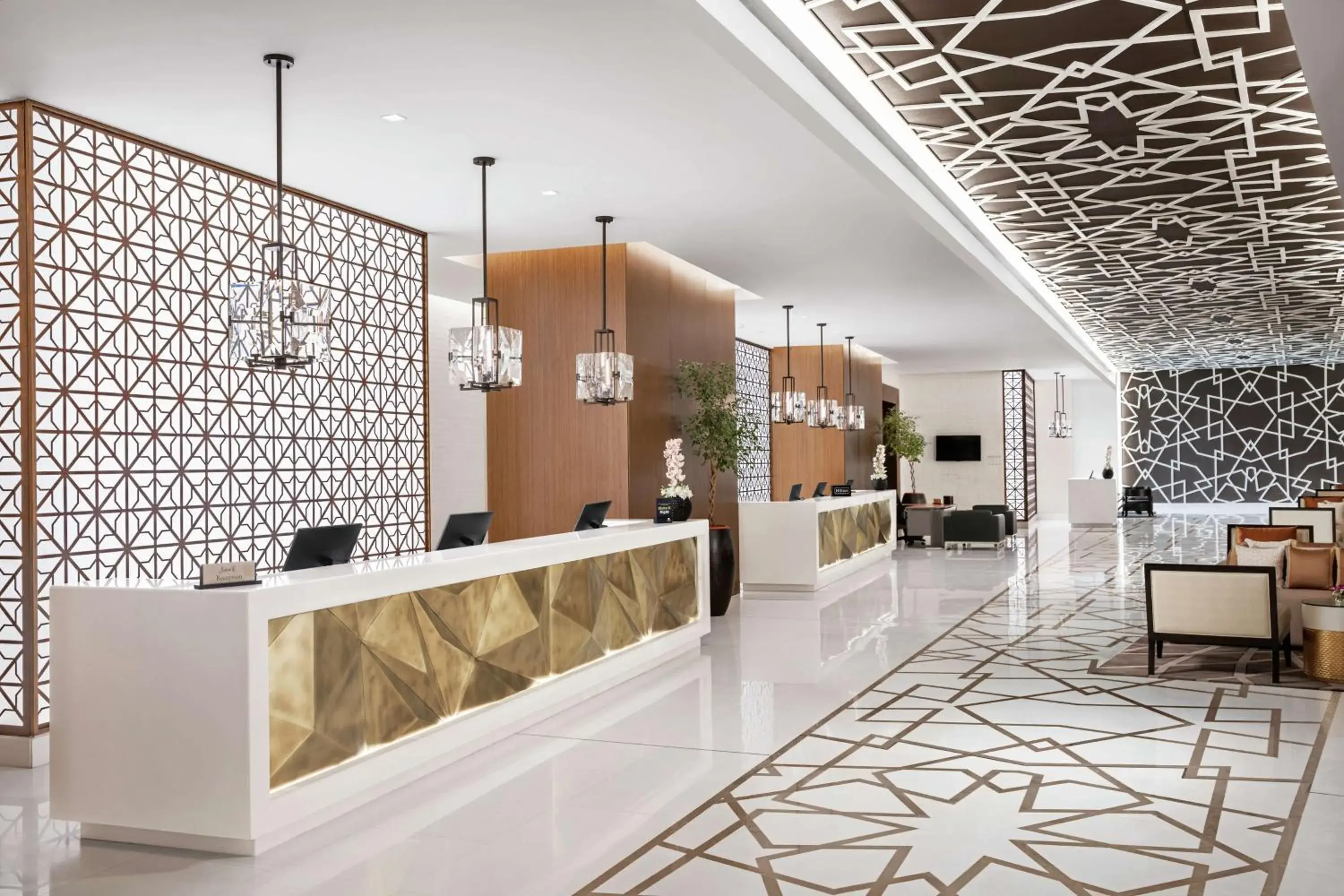 Lobby or reception in Doubletree By Hilton Jabal Omar Makkah Lobby or reception in Doubletree By Hilton Jabal Omar Makkah