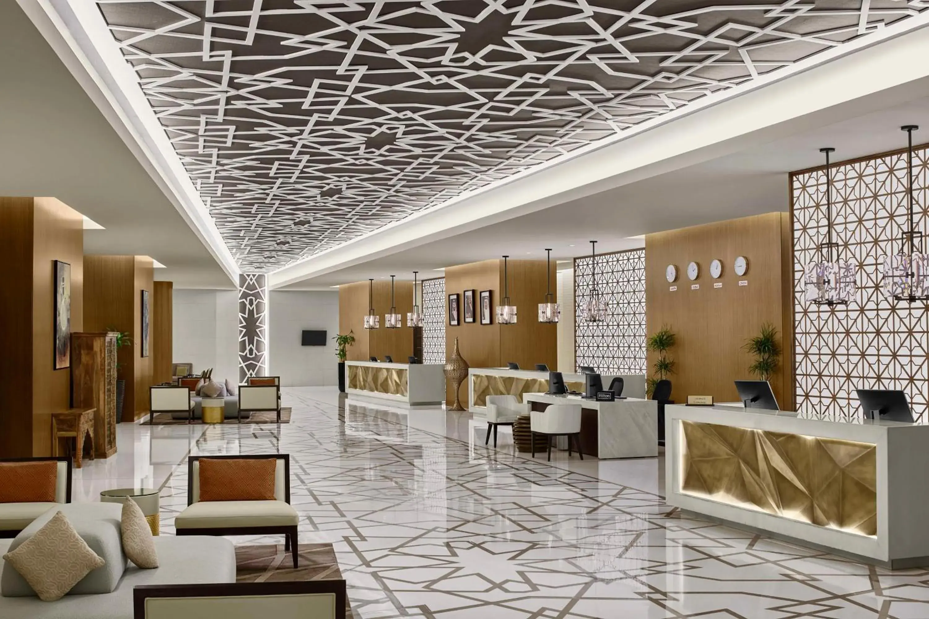Lobby or reception in Doubletree By Hilton Jabal Omar Makkah Lobby or reception in Doubletree By Hilton Jabal Omar Makkah