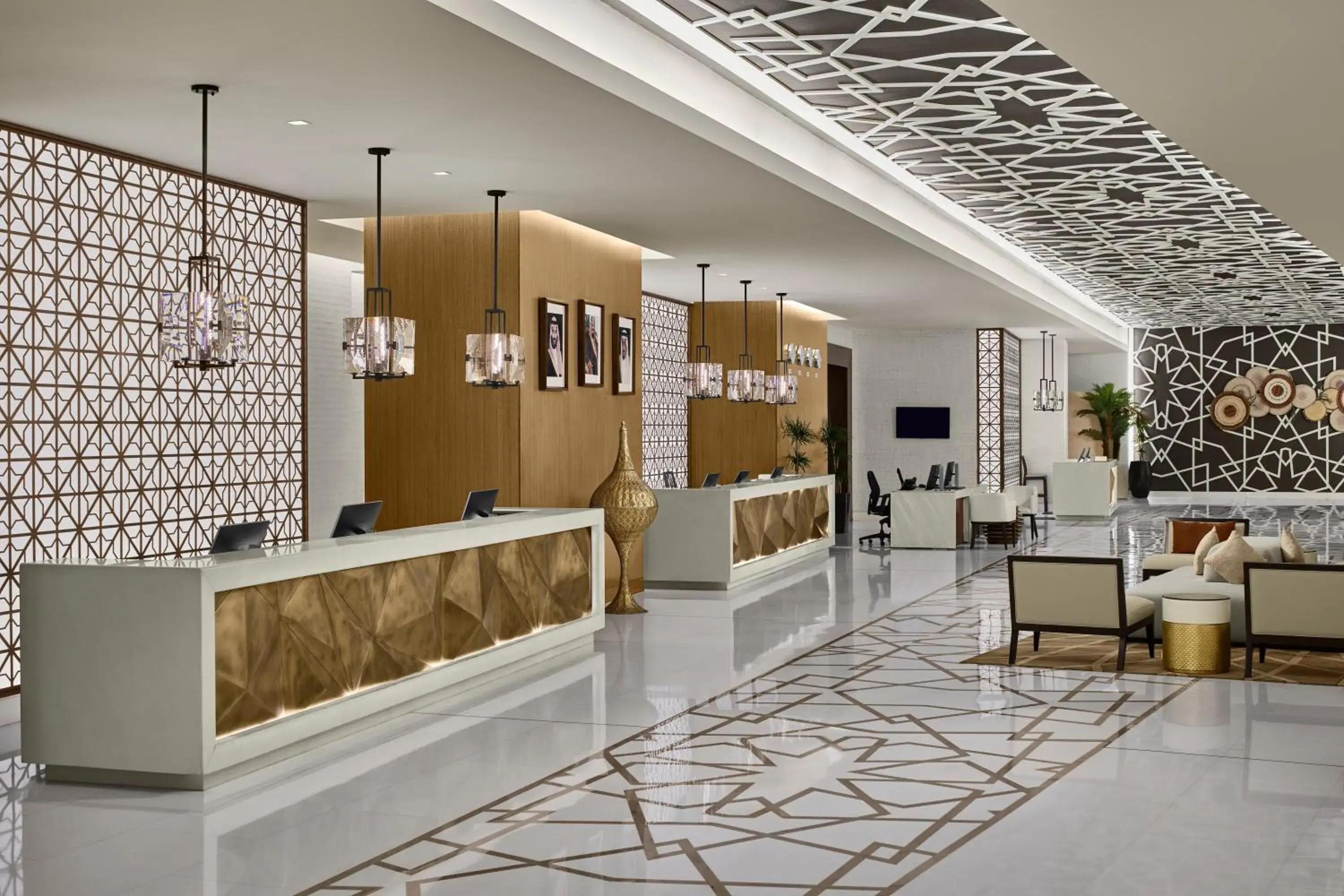 Lobby or reception in Doubletree By Hilton Jabal Omar Makkah Lobby or reception in Doubletree By Hilton Jabal Omar Makkah