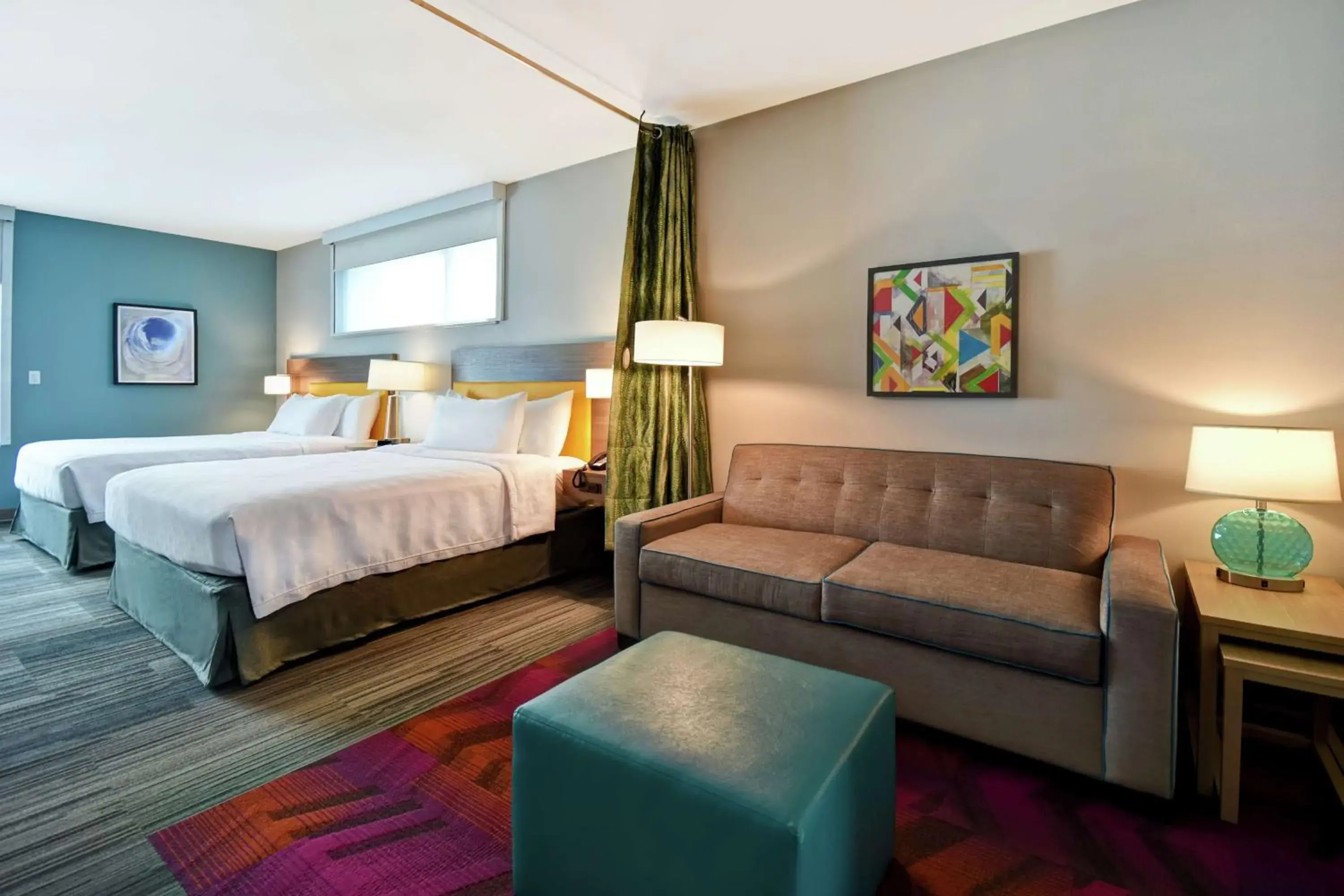 Queen Studio with Two Queen Beds - Mobility Access/Non-Smoking in Home2 Suites By Hilton Shreveport Queen Studio with Two Queen Beds - Mobility Access/Non-Smoking in Home2 Suites By Hilton Shreveport