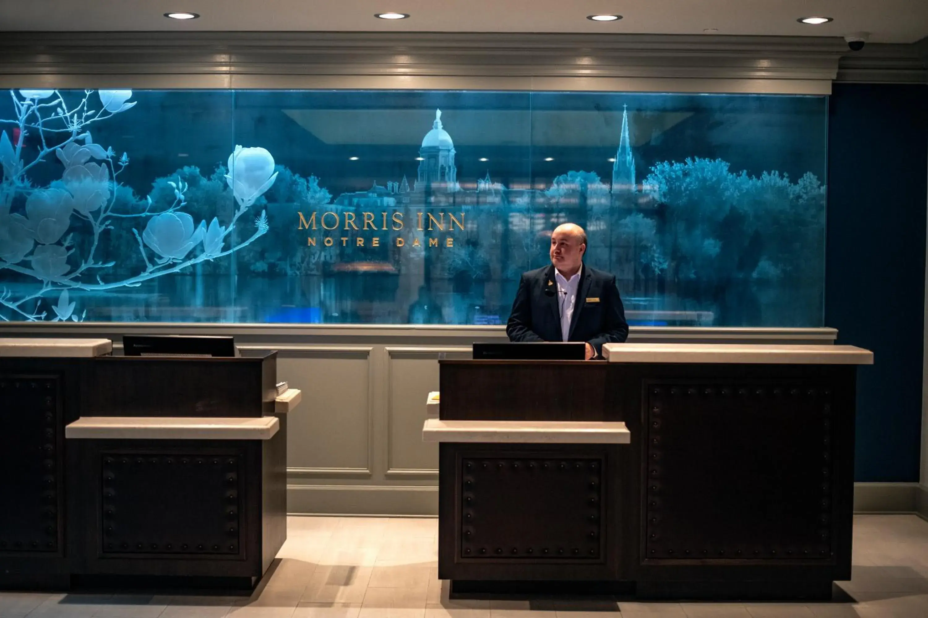 Lobby or reception in Morris Inn at Notre Dame Lobby or reception in Morris Inn at Notre Dame