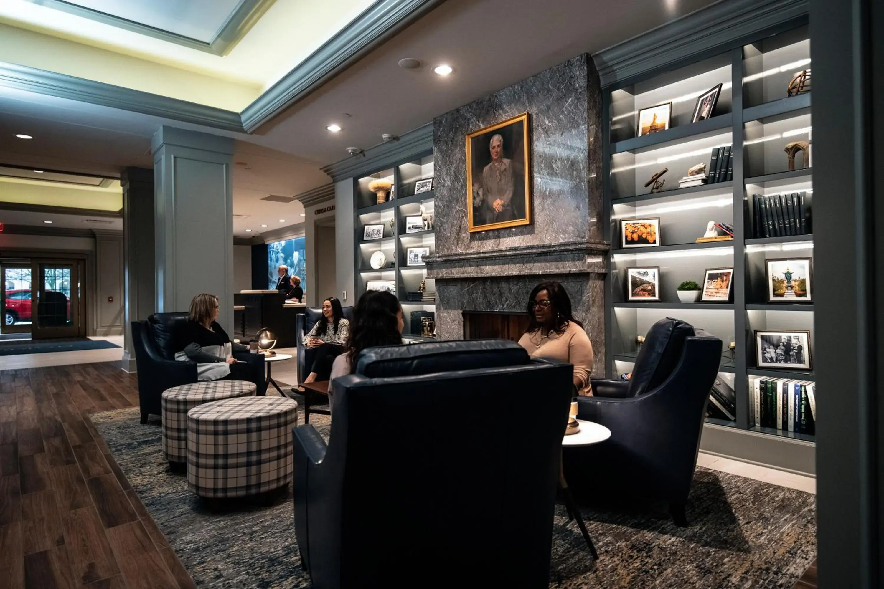 Lobby or reception in Morris Inn at Notre Dame Lobby or reception in Morris Inn at Notre Dame