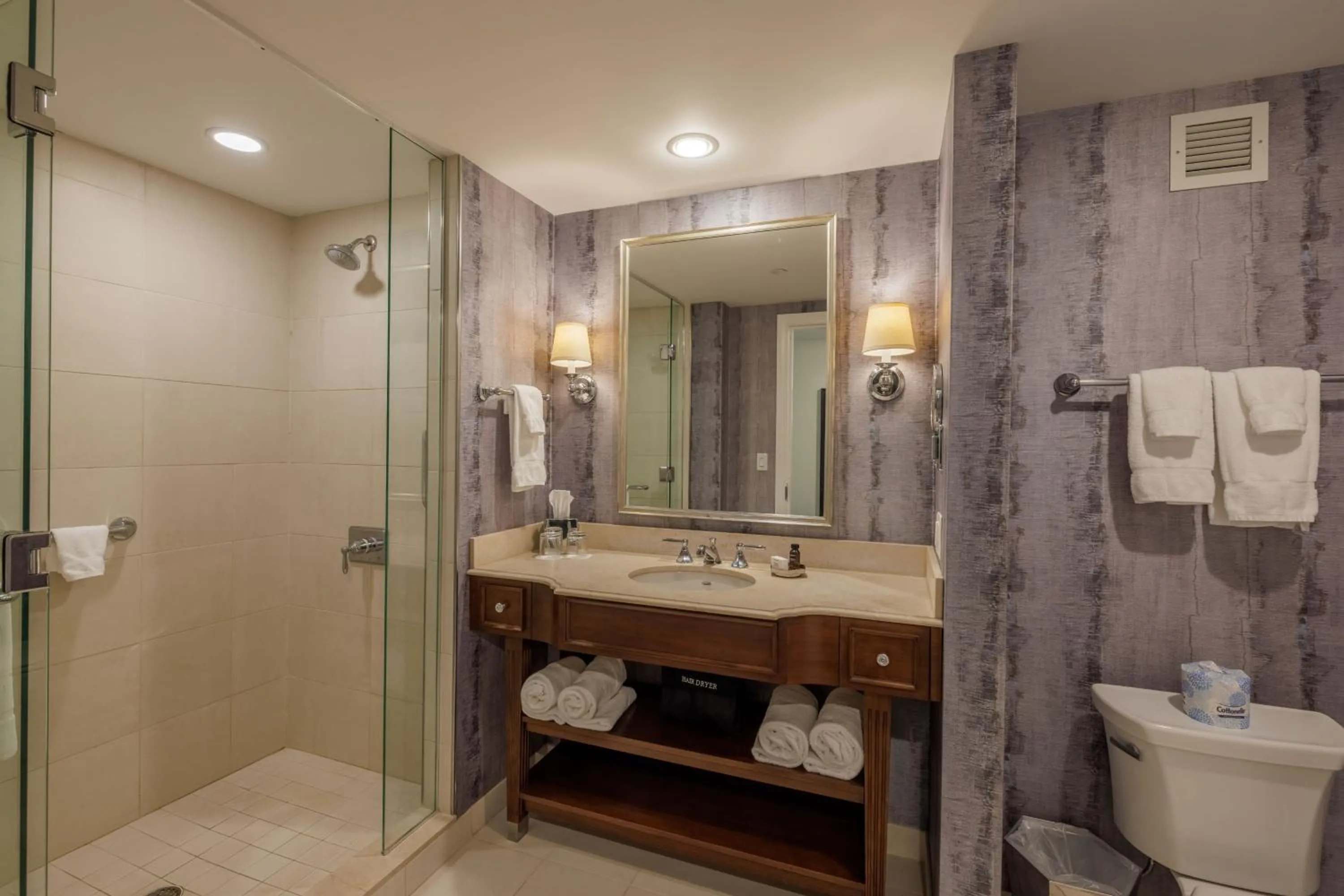 Bathroom in Morris Inn at Notre Dame