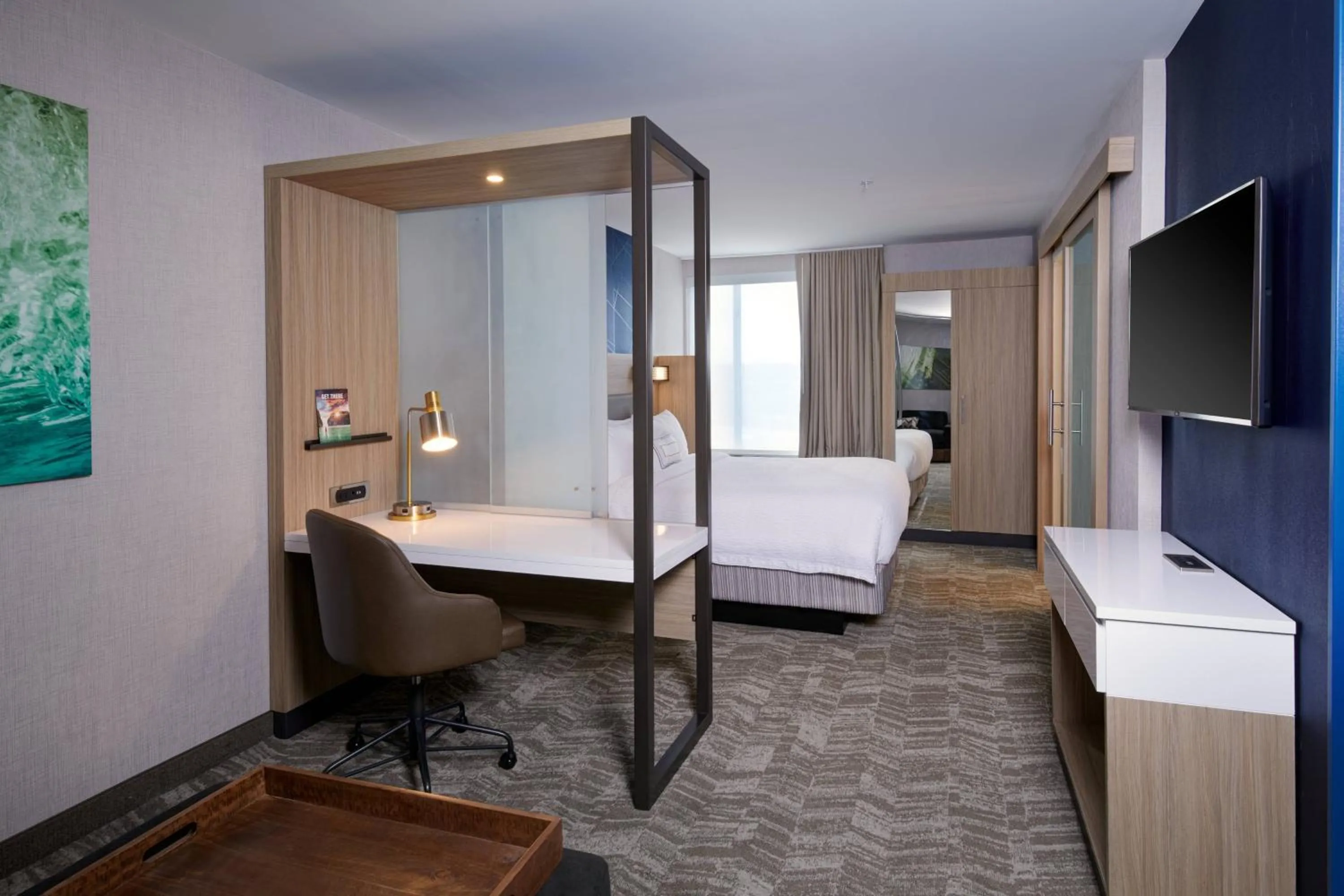 Photo of the whole room, Bed in SpringHill Suites by Marriott Wixom Novi