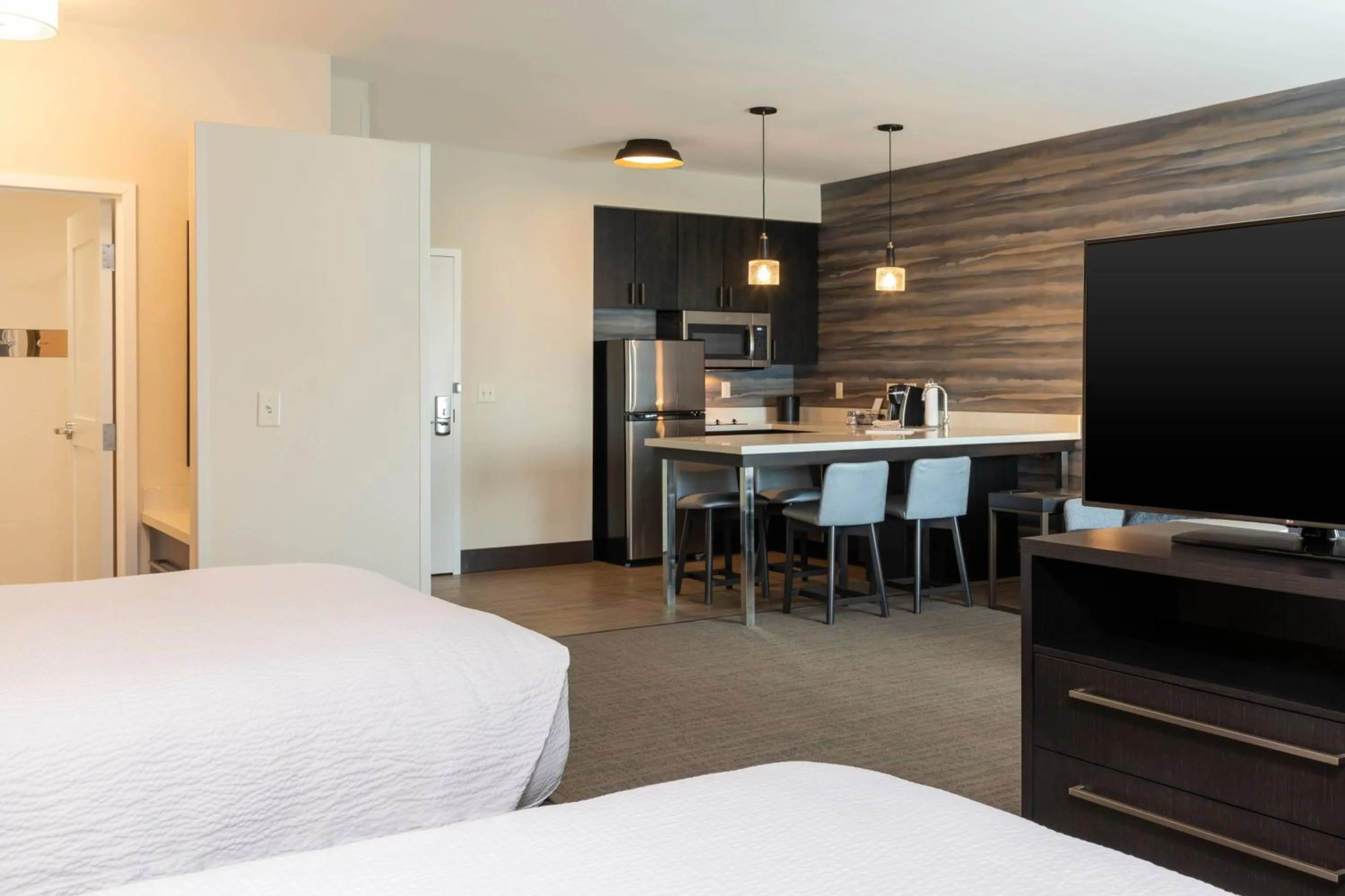 Bedroom, Bed in Residence Inn by Marriott Indianapolis South/Greenwood