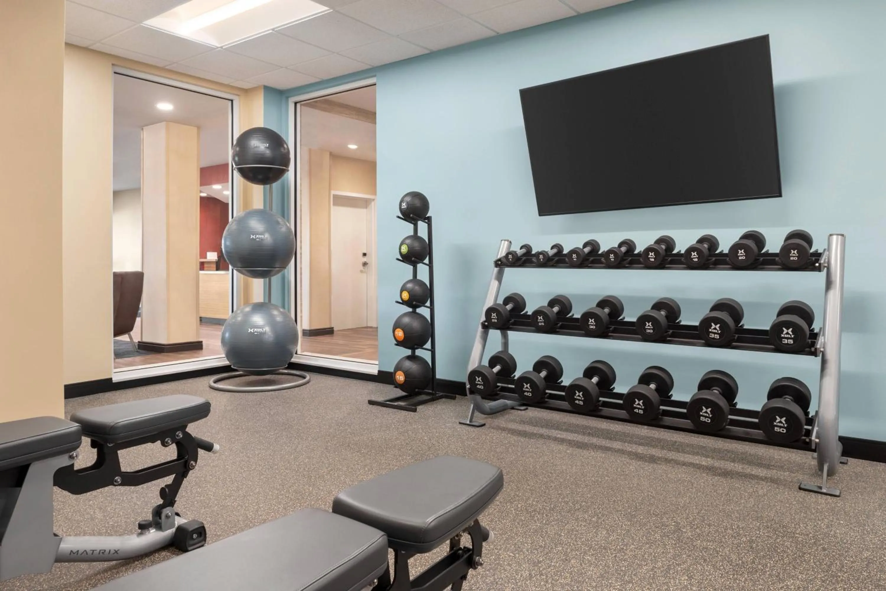 Fitness centre/facilities in TownePlace Suites by Marriott Janesville