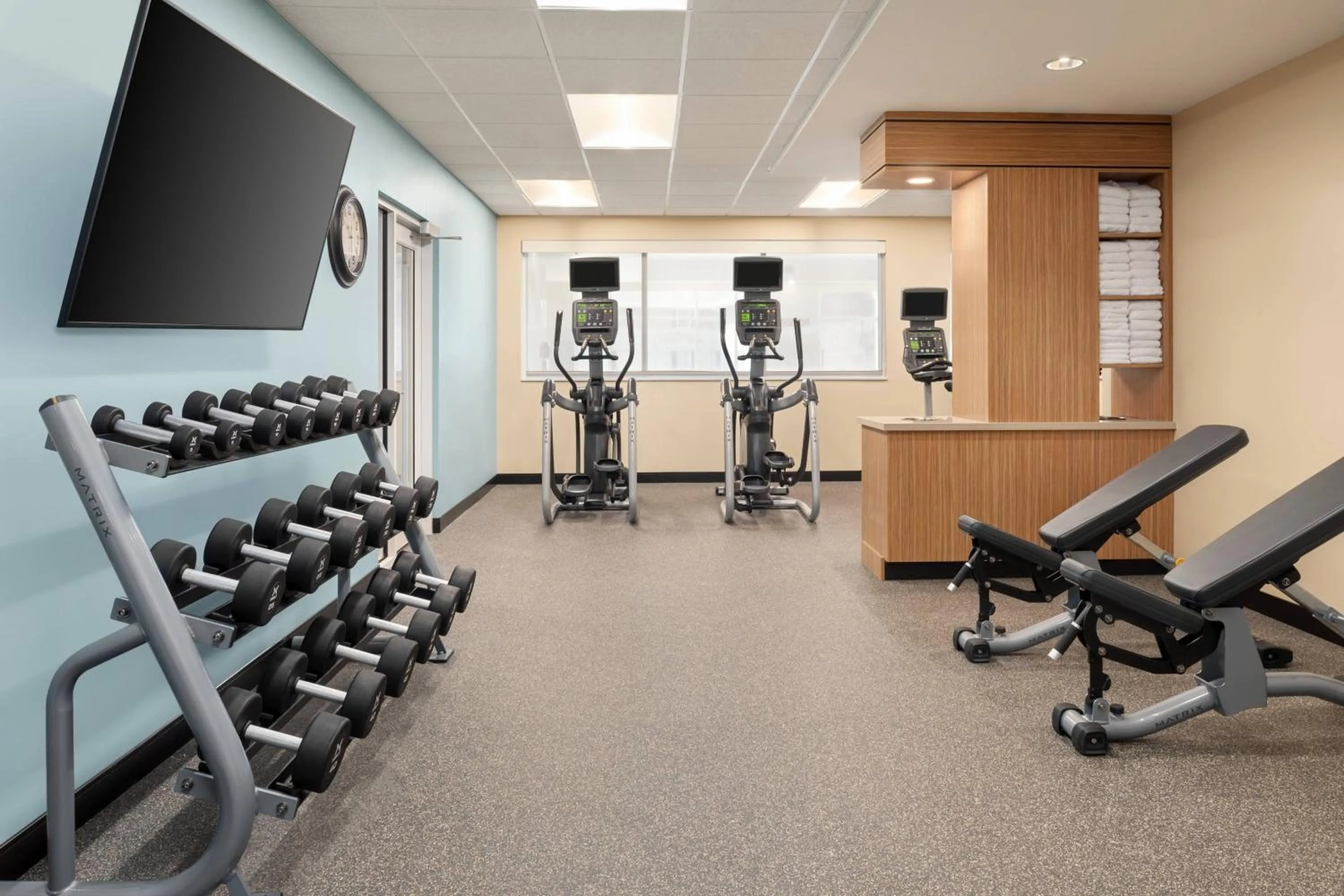 Fitness centre/facilities in TownePlace Suites by Marriott Janesville