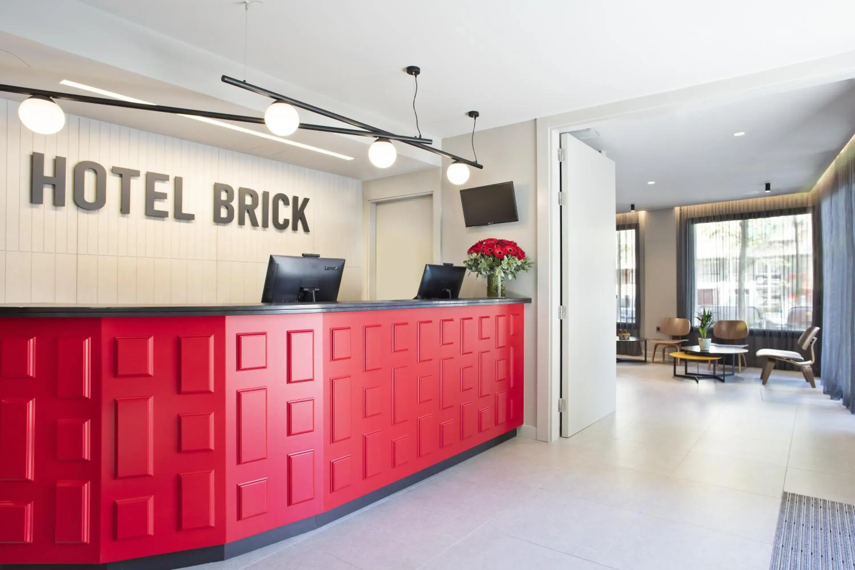 Lobby or reception in Hotel Brick Barcelona Lobby or reception in Hotel Brick Barcelona