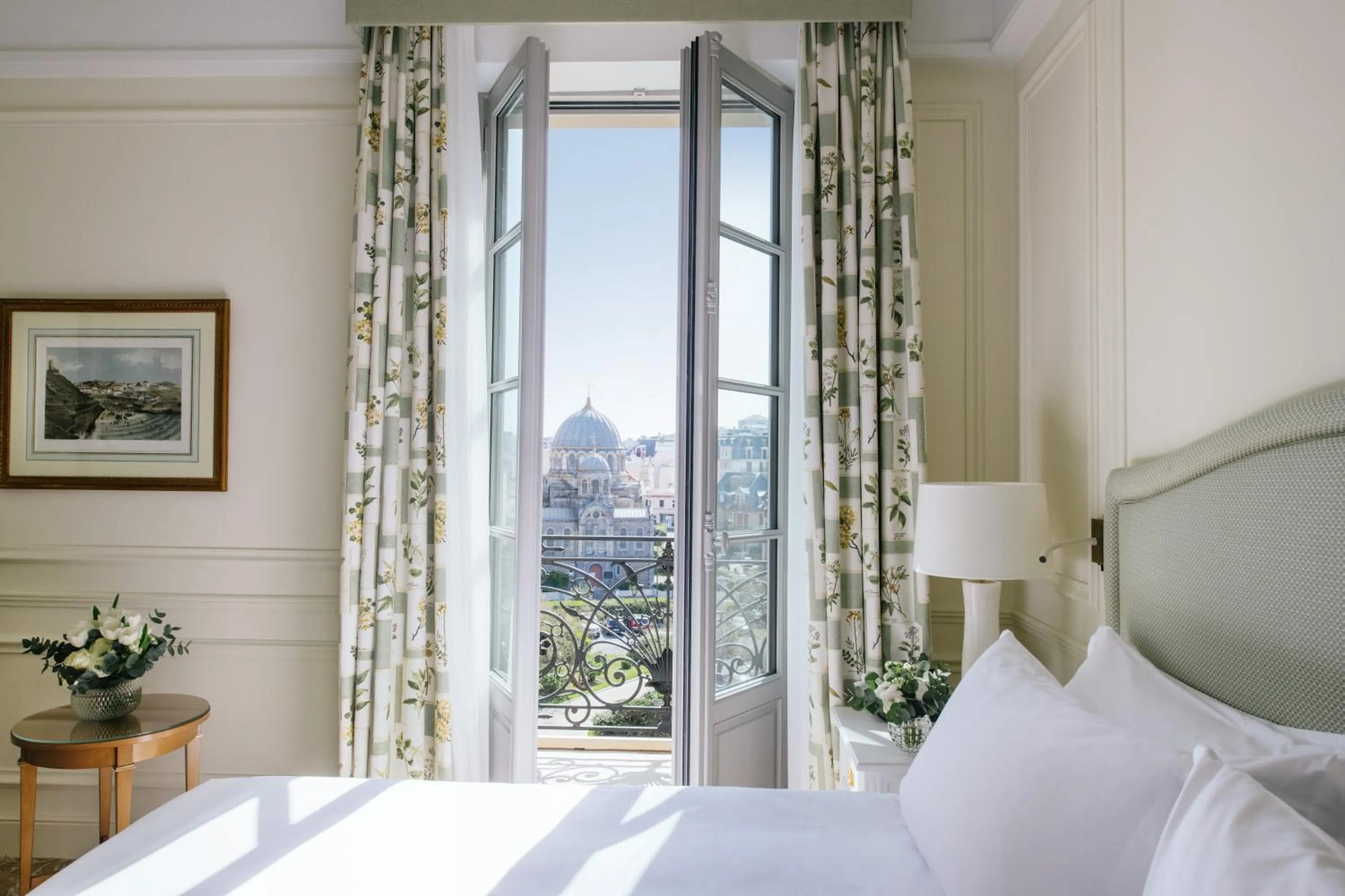 City view, Bed in Hôtel du Palais Biarritz, in The Unbound Collection by Hyatt