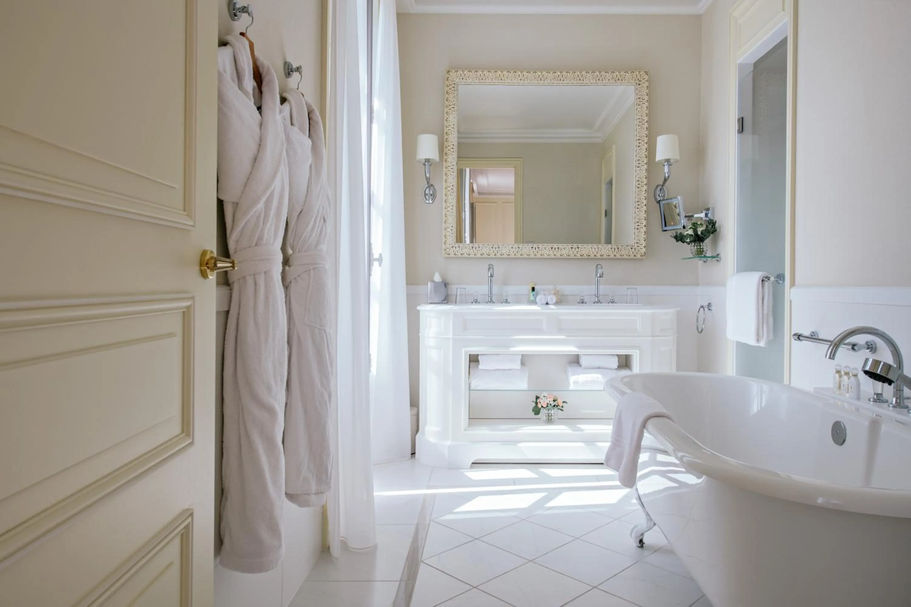 Bathroom in Hôtel du Palais Biarritz, in The Unbound Collection by Hyatt
