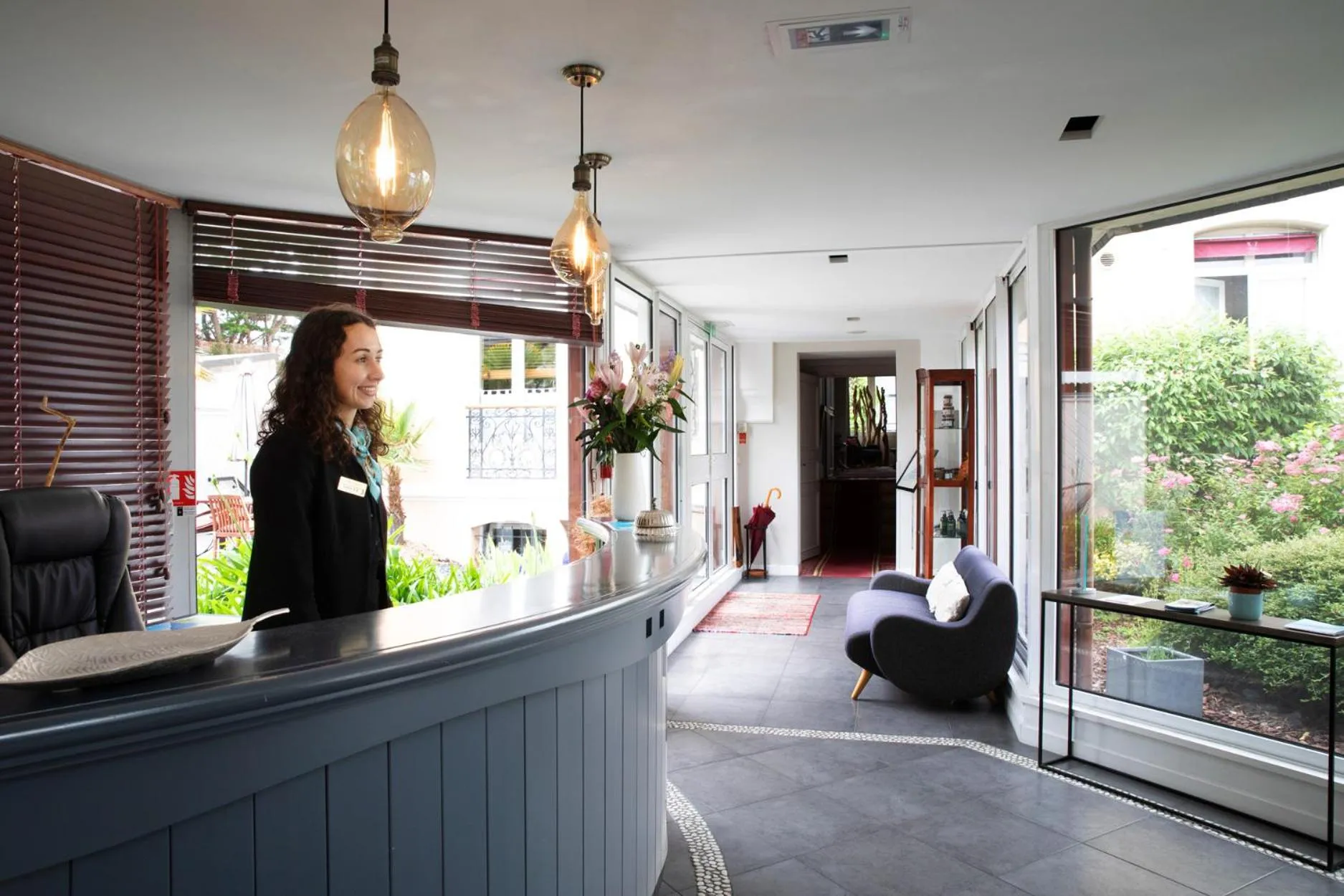 Lobby or reception in Hôtel La Villefromoy