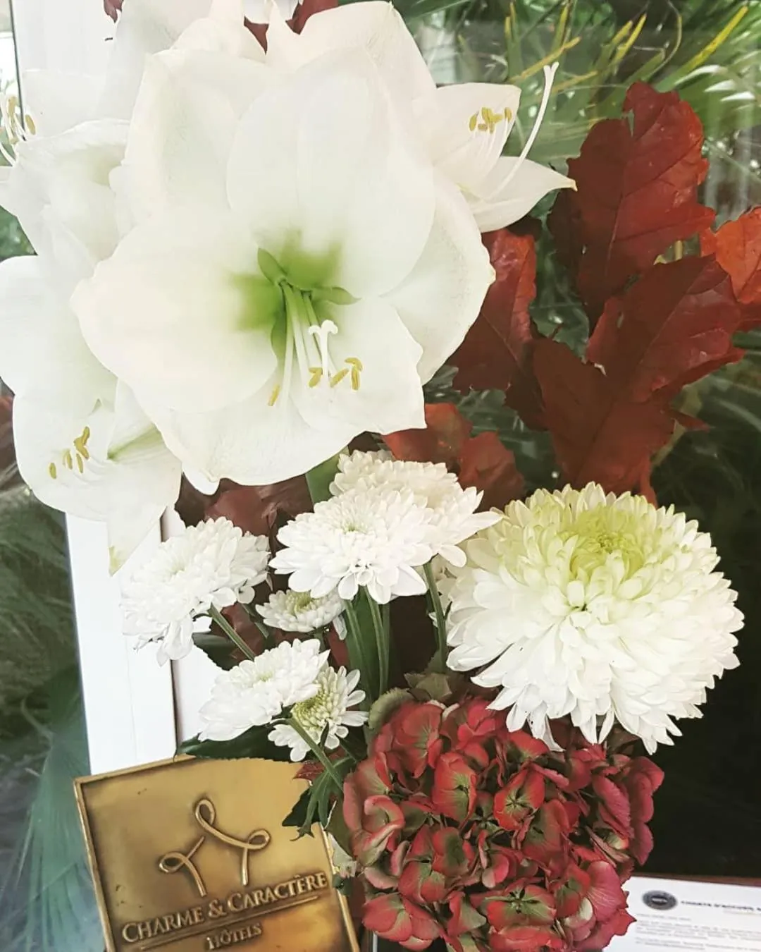 Lobby or reception in Hôtel La Villefromoy