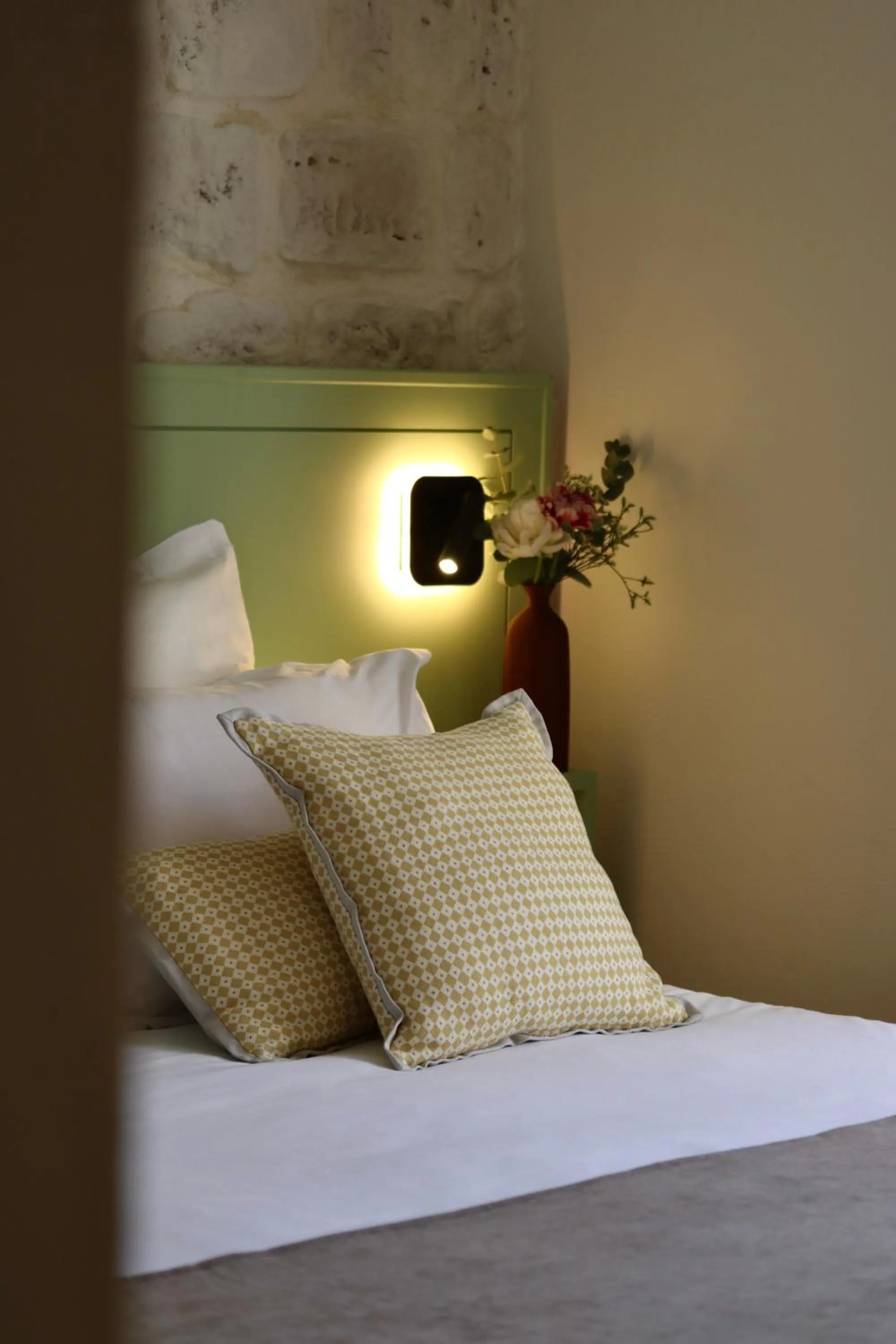 Bed in Hôtel Le Pré Galoffre