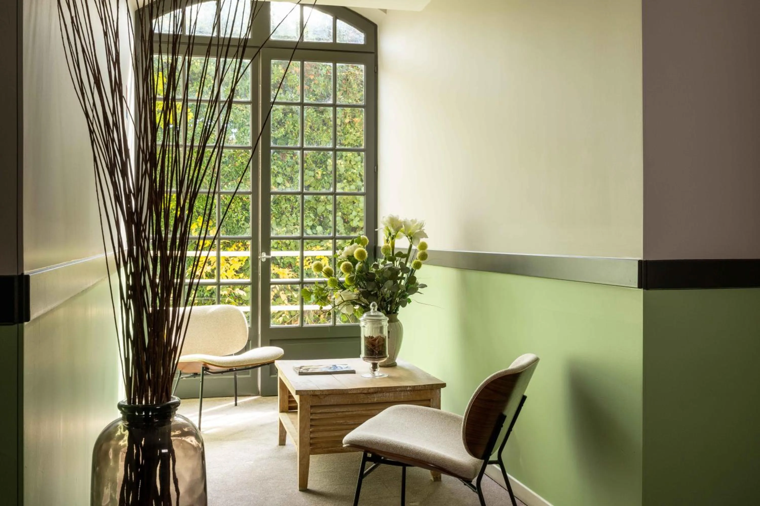 Living room in Hôtel Le Pré Galoffre
