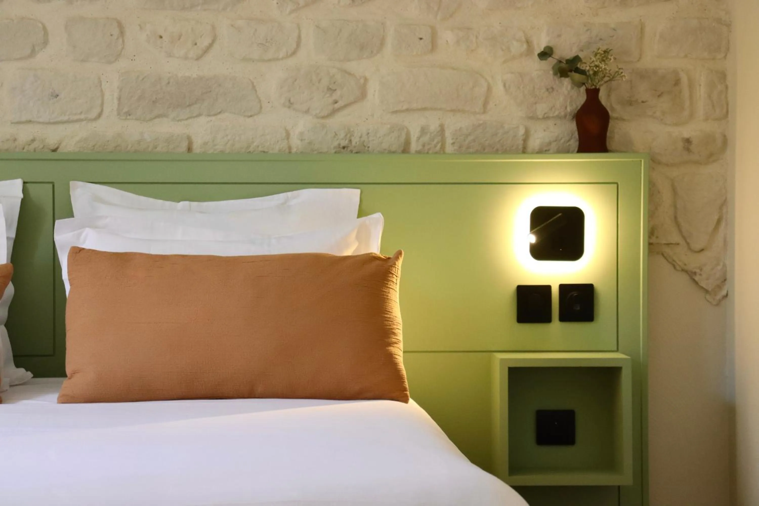 Bed in Hôtel Le Pré Galoffre