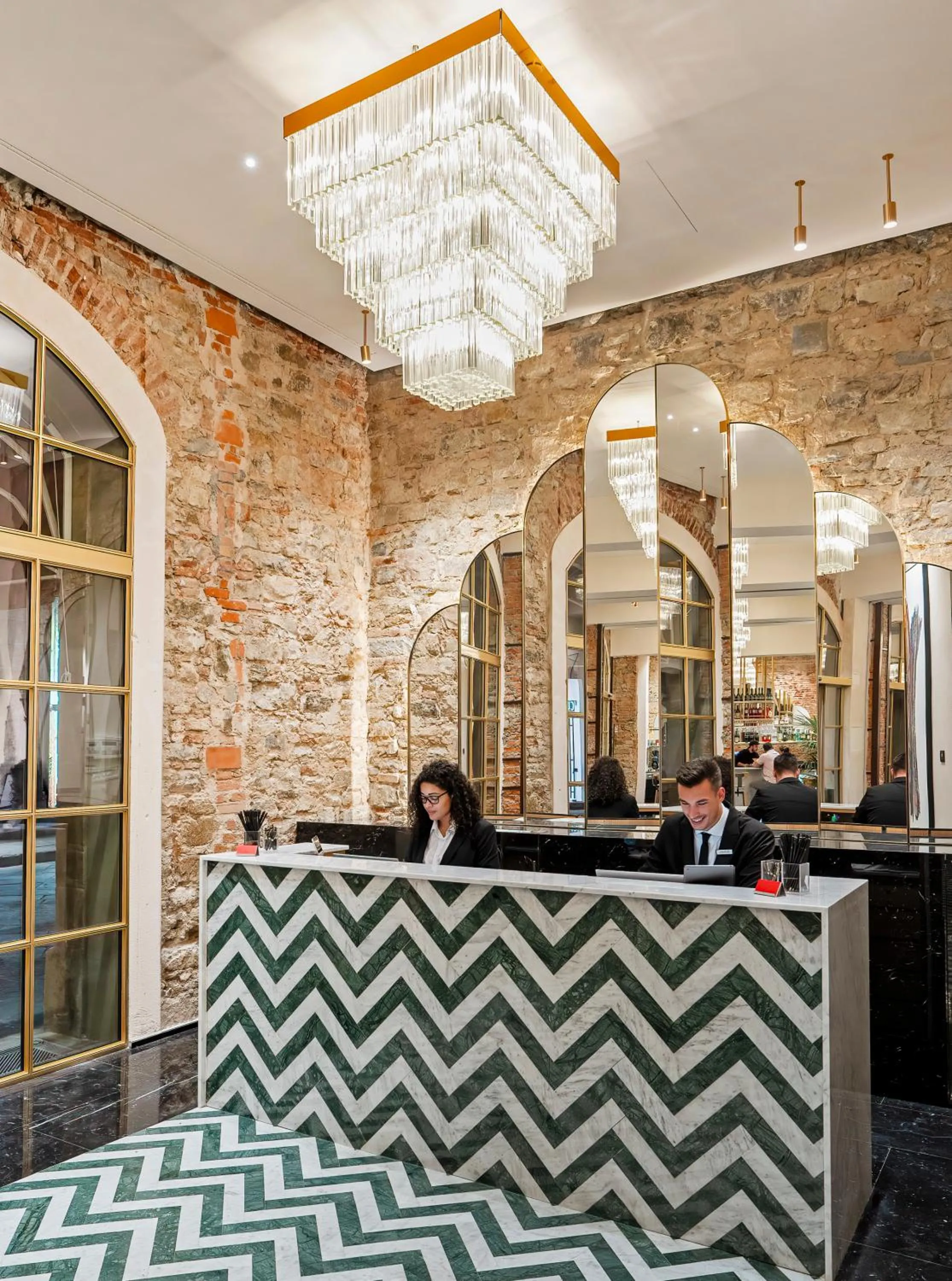 Lobby or reception in Hotel Calimala Florence