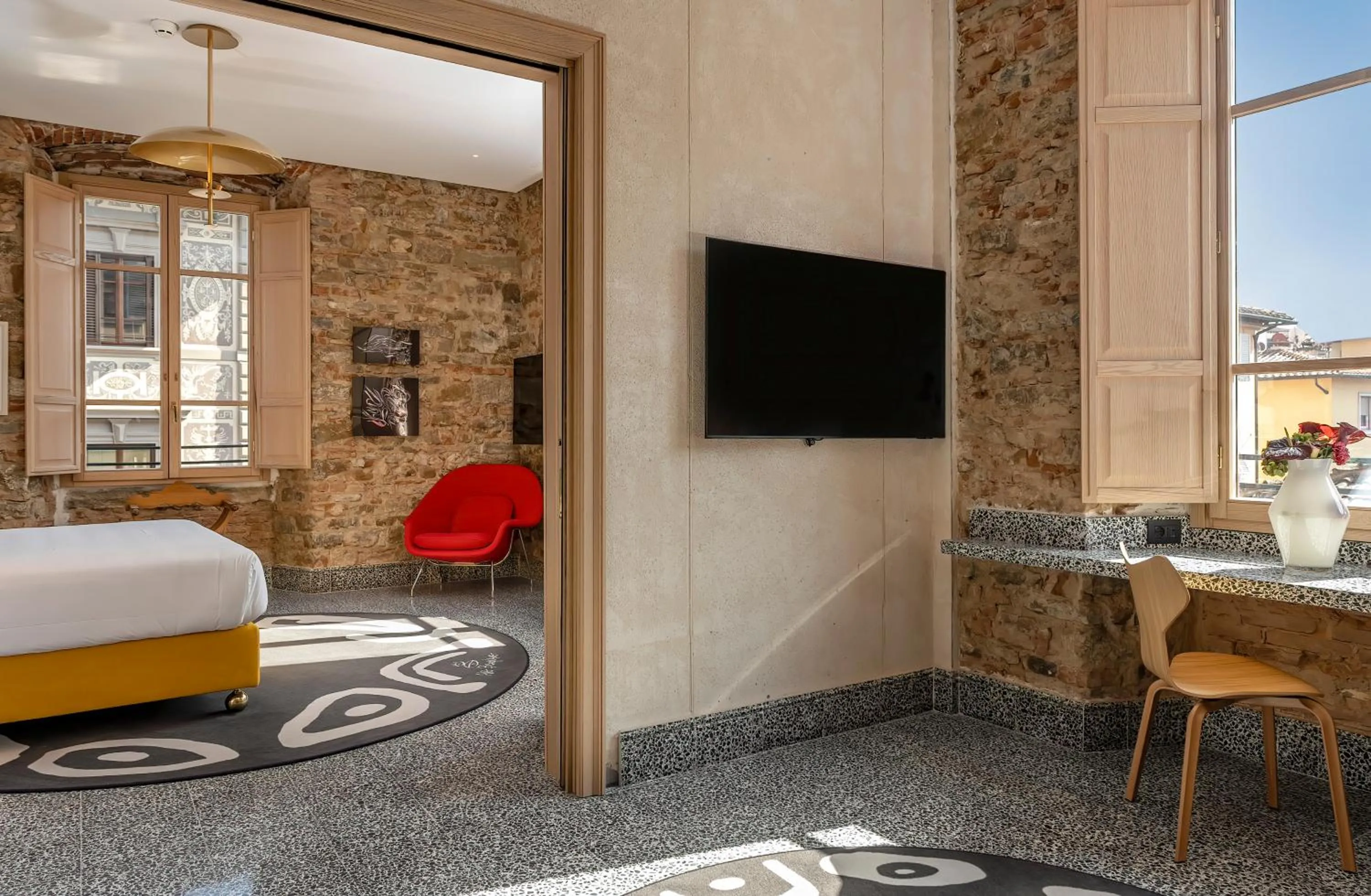 Photo of the whole room in Hotel Calimala Florence