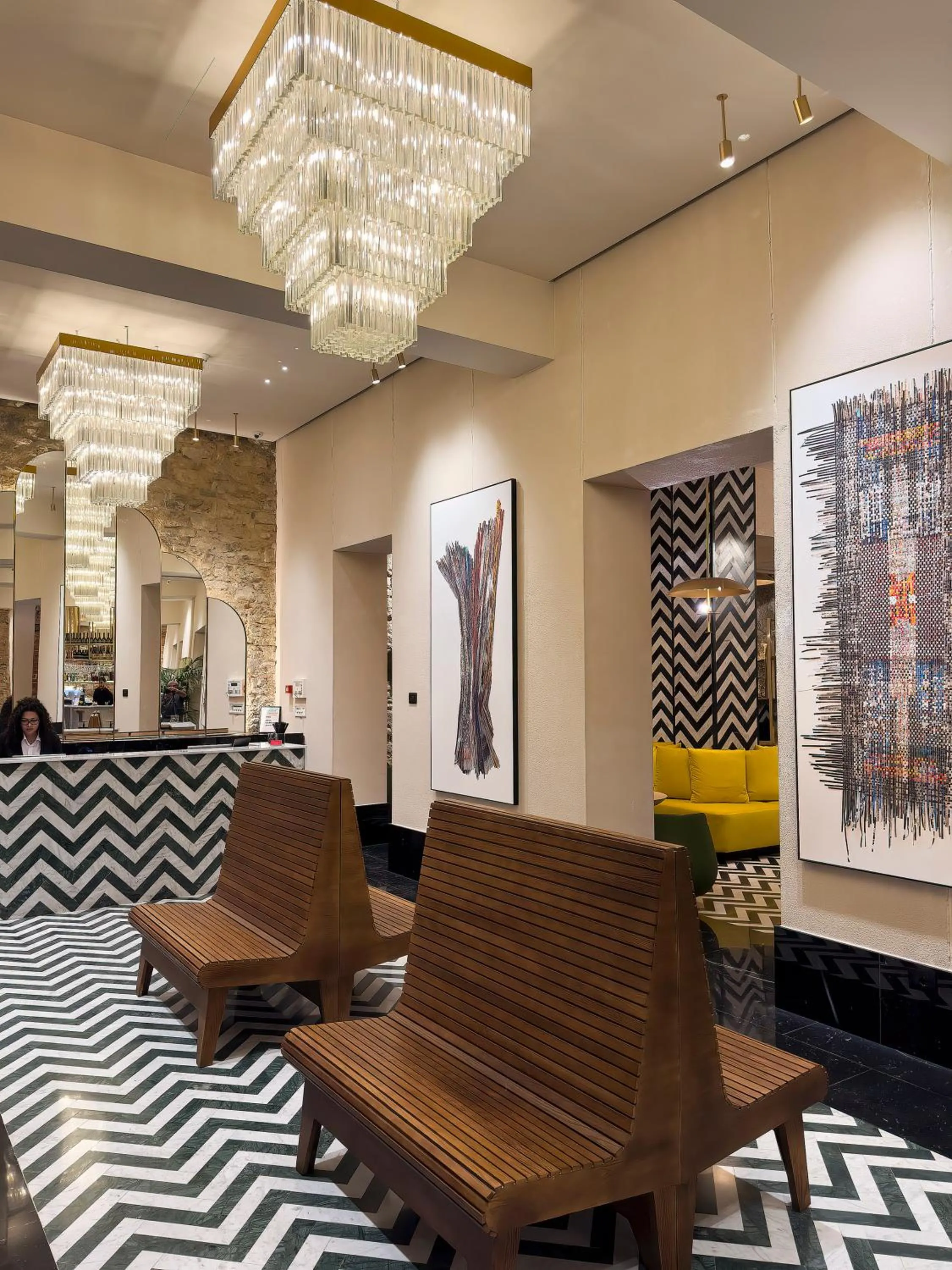 Lobby or reception in Hotel Calimala Florence