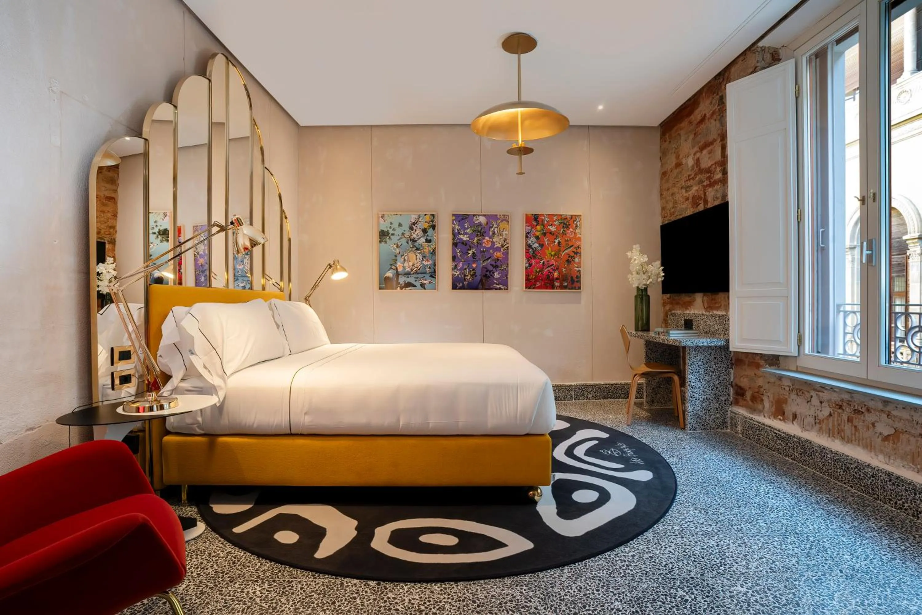 Bedroom, Bed in Hotel Calimala Florence