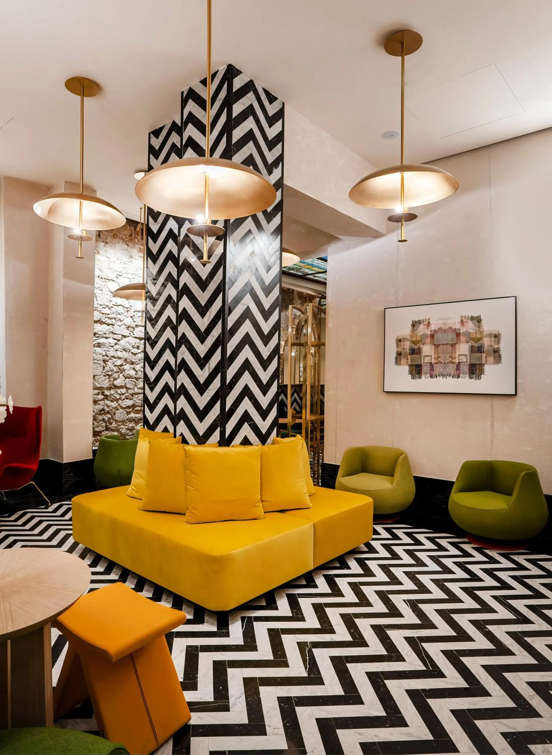 Lobby or reception in Hotel Calimala Florence