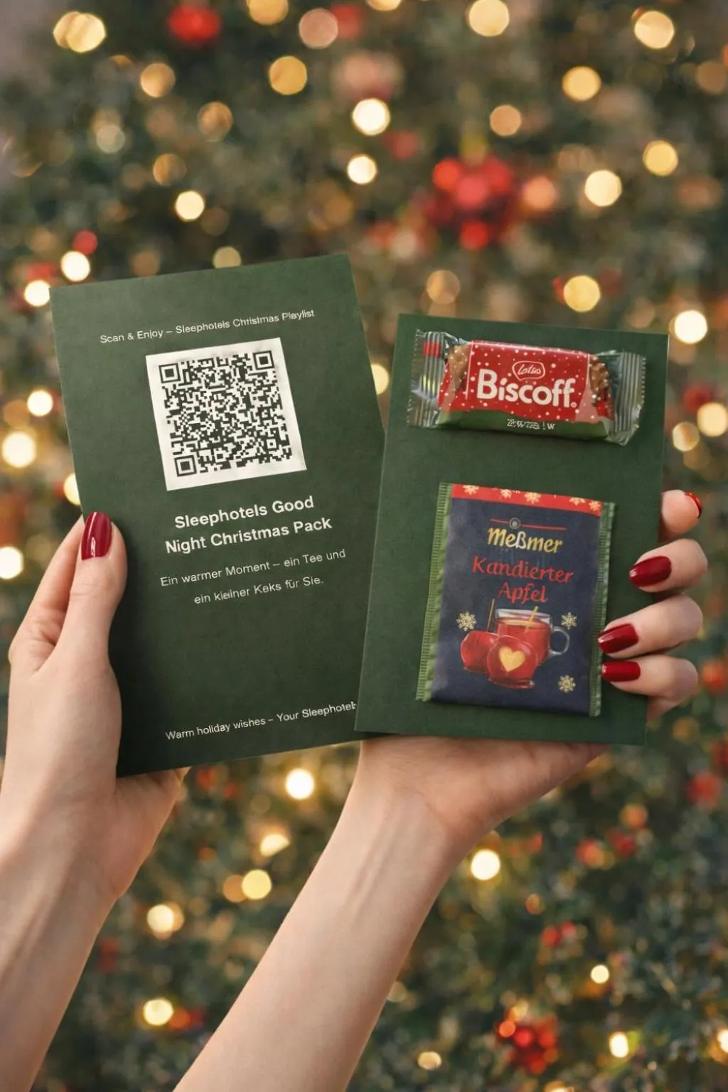 Text overlay in Sleephotels Suite Garde