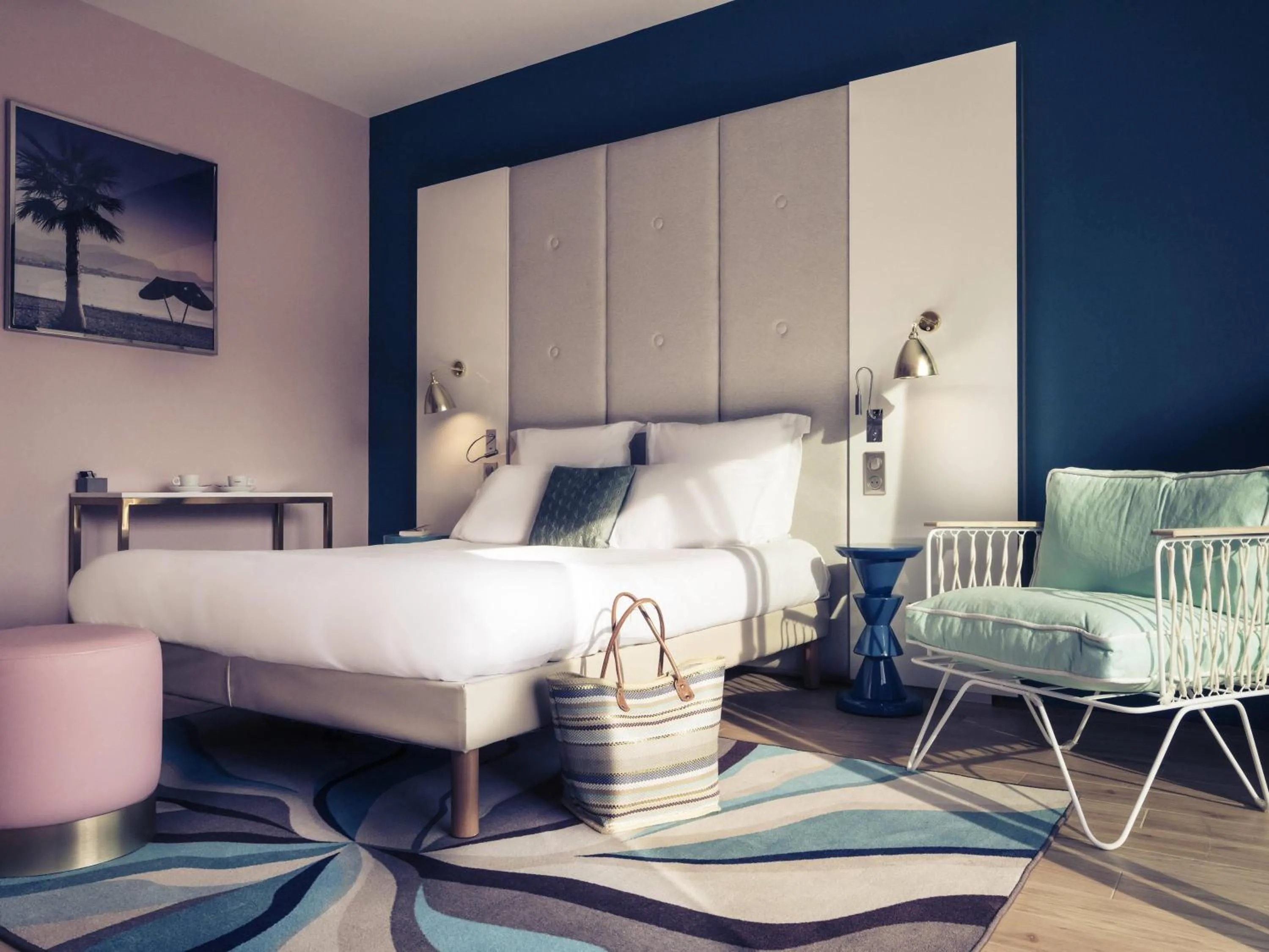 Bedroom, Bed in Mercure Villeneuve Loubet Plage