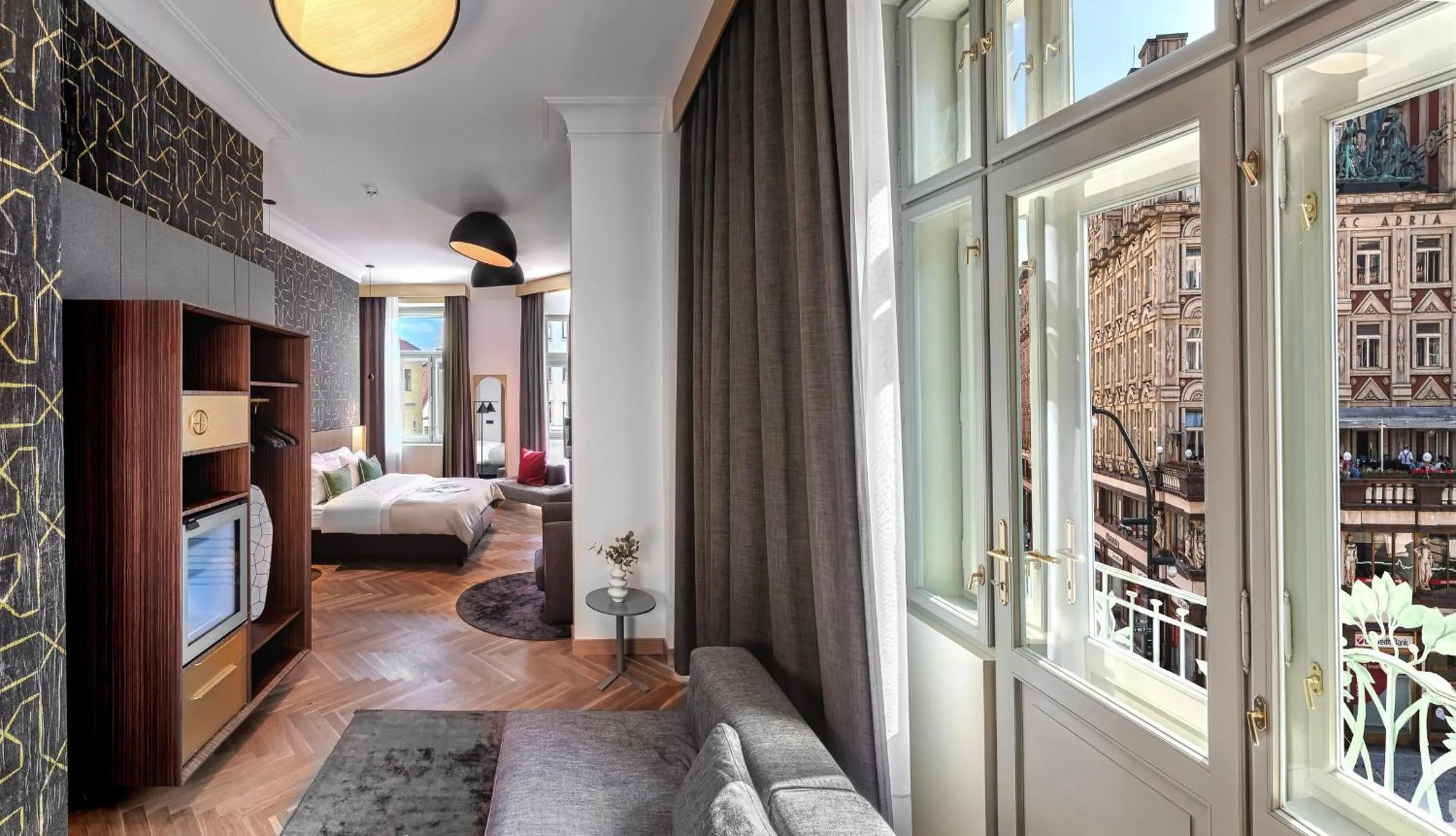 View (from property/room), Bed in Mottl House by Adrez