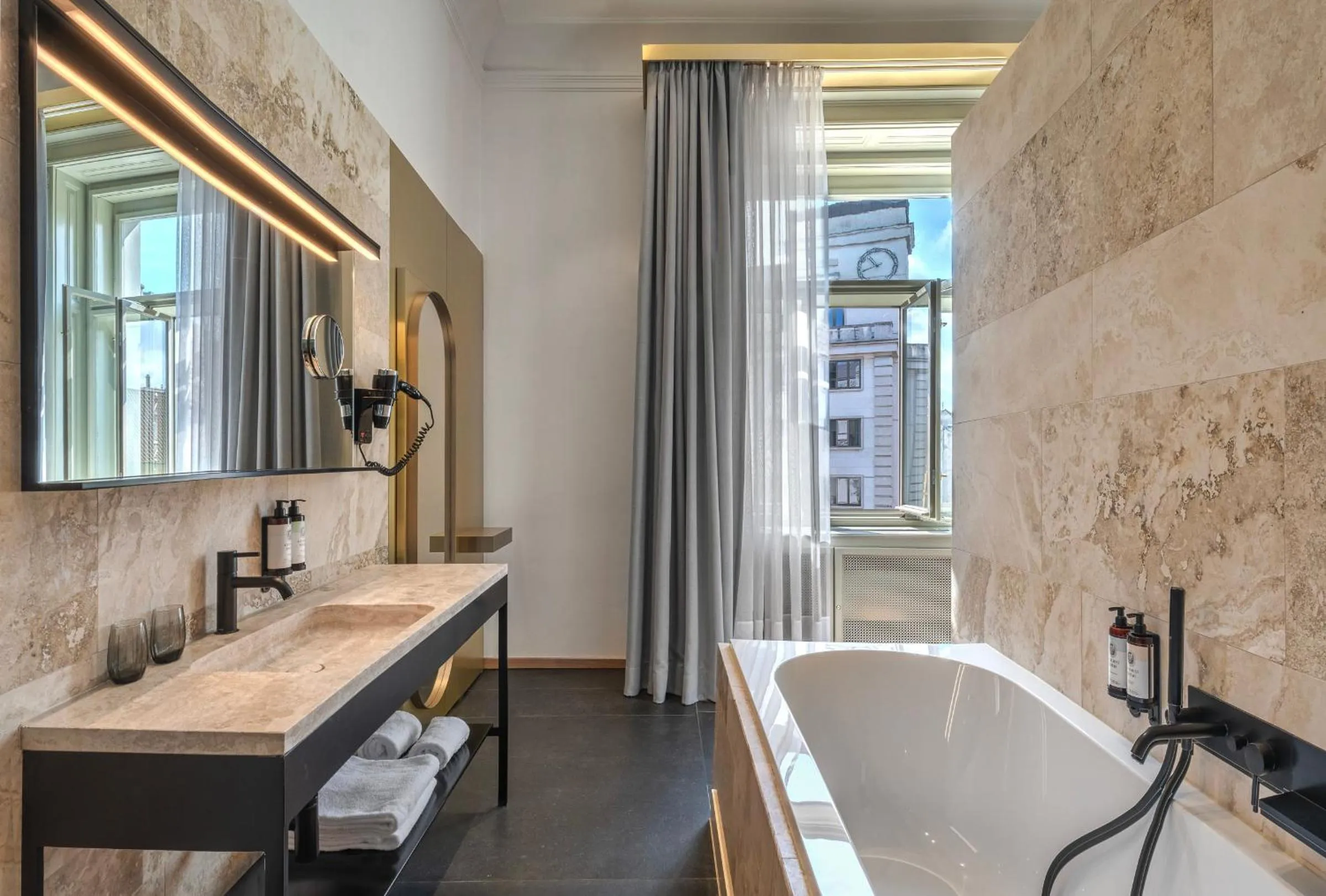 Bathroom in Mottl House by Adrez